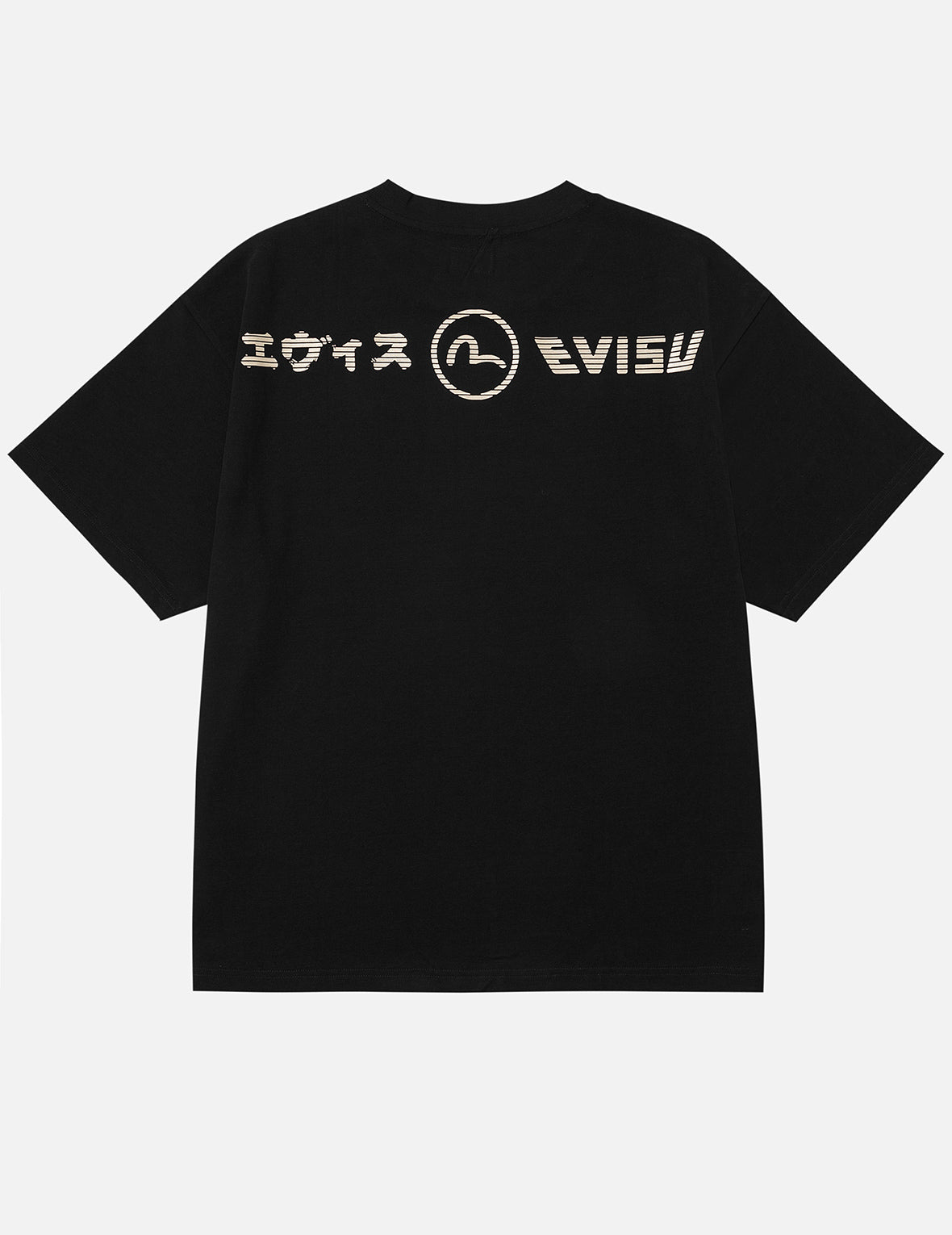 Lion Dance and Mountain Embroidery Relax Fit T-Shirt