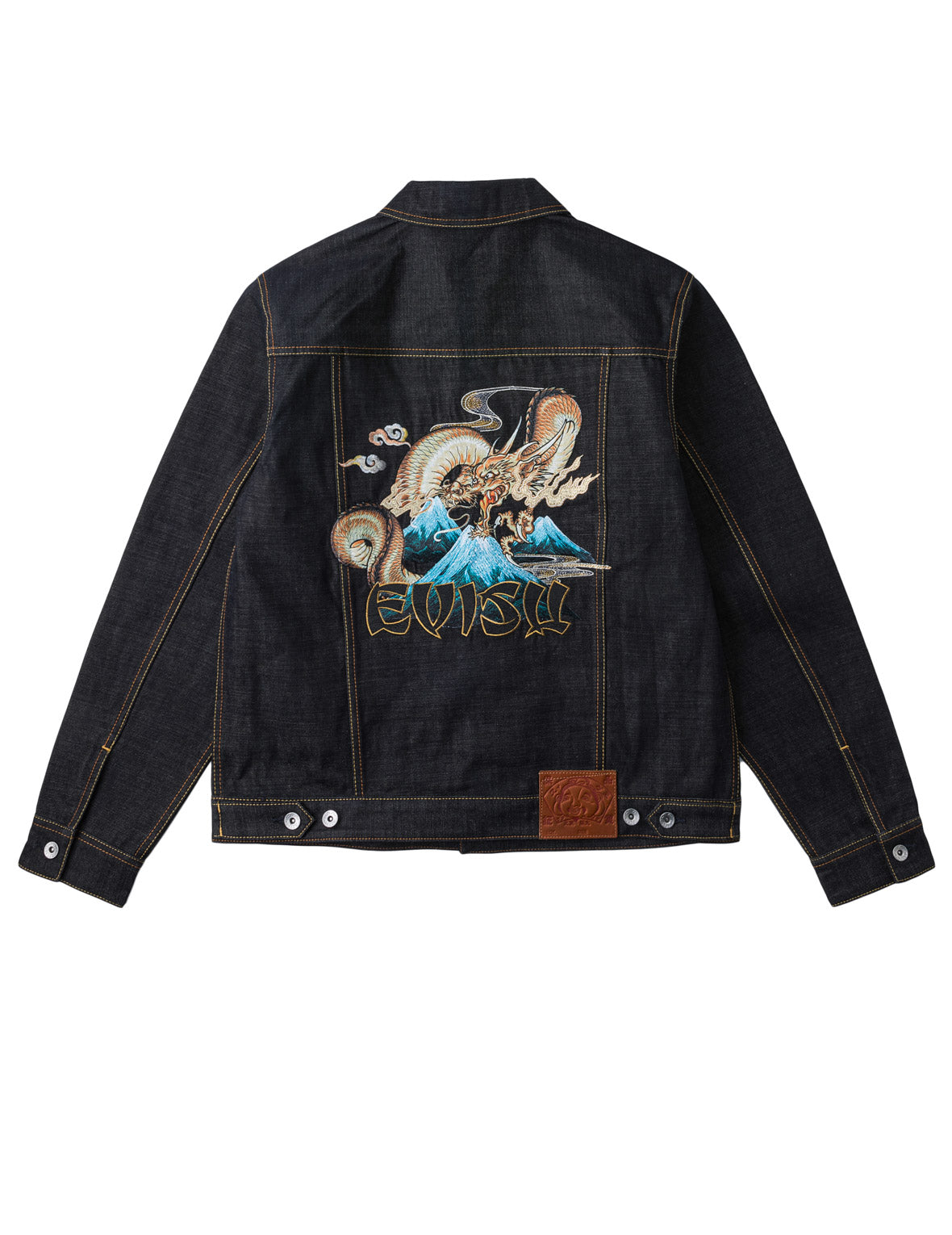 Flying Dragon Embroidered Denim Jacket – EVISU