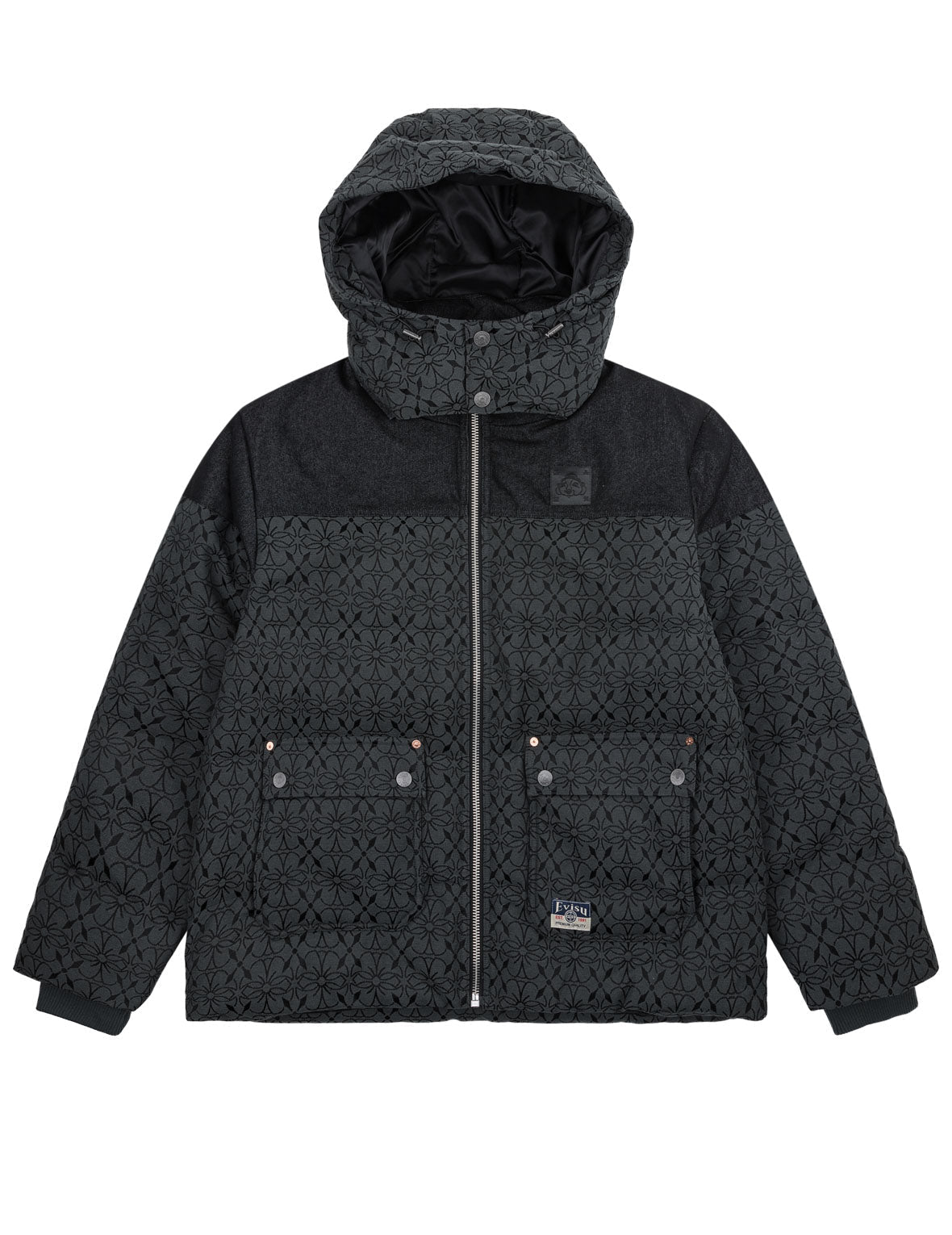 Kamon All-Over Jacquard Down Jacket