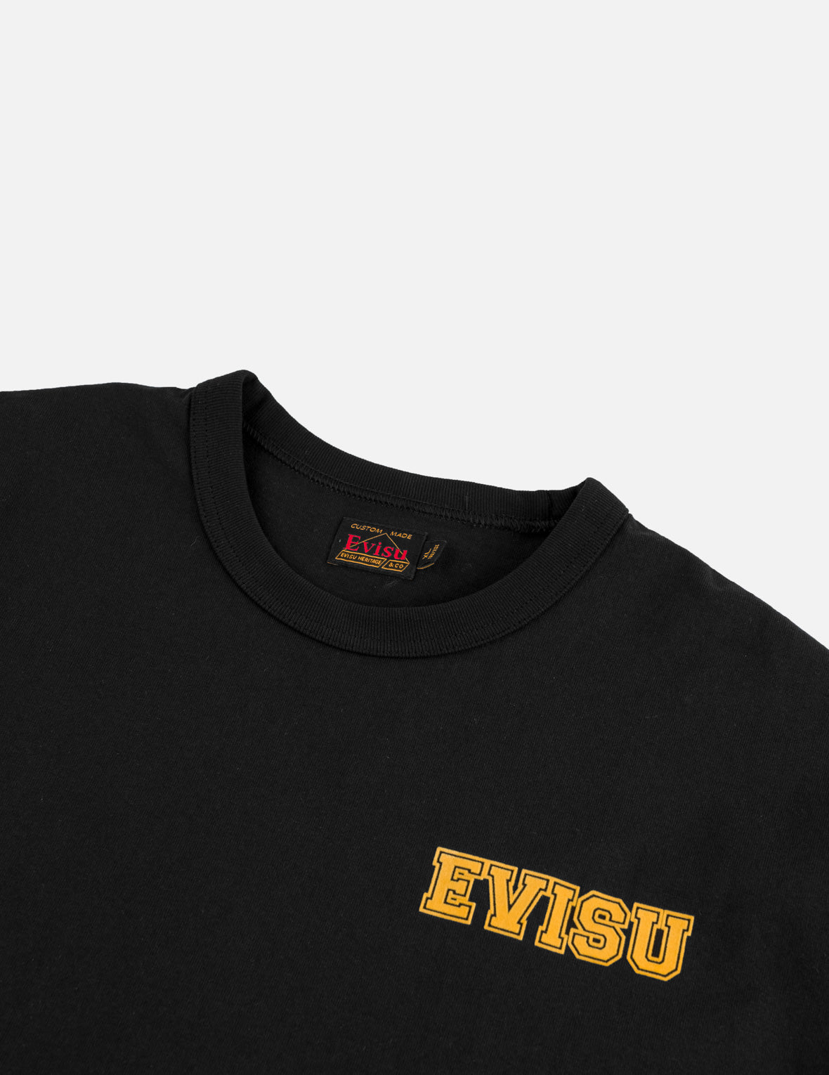 Flocking Logo Kamon Print T-Shirt