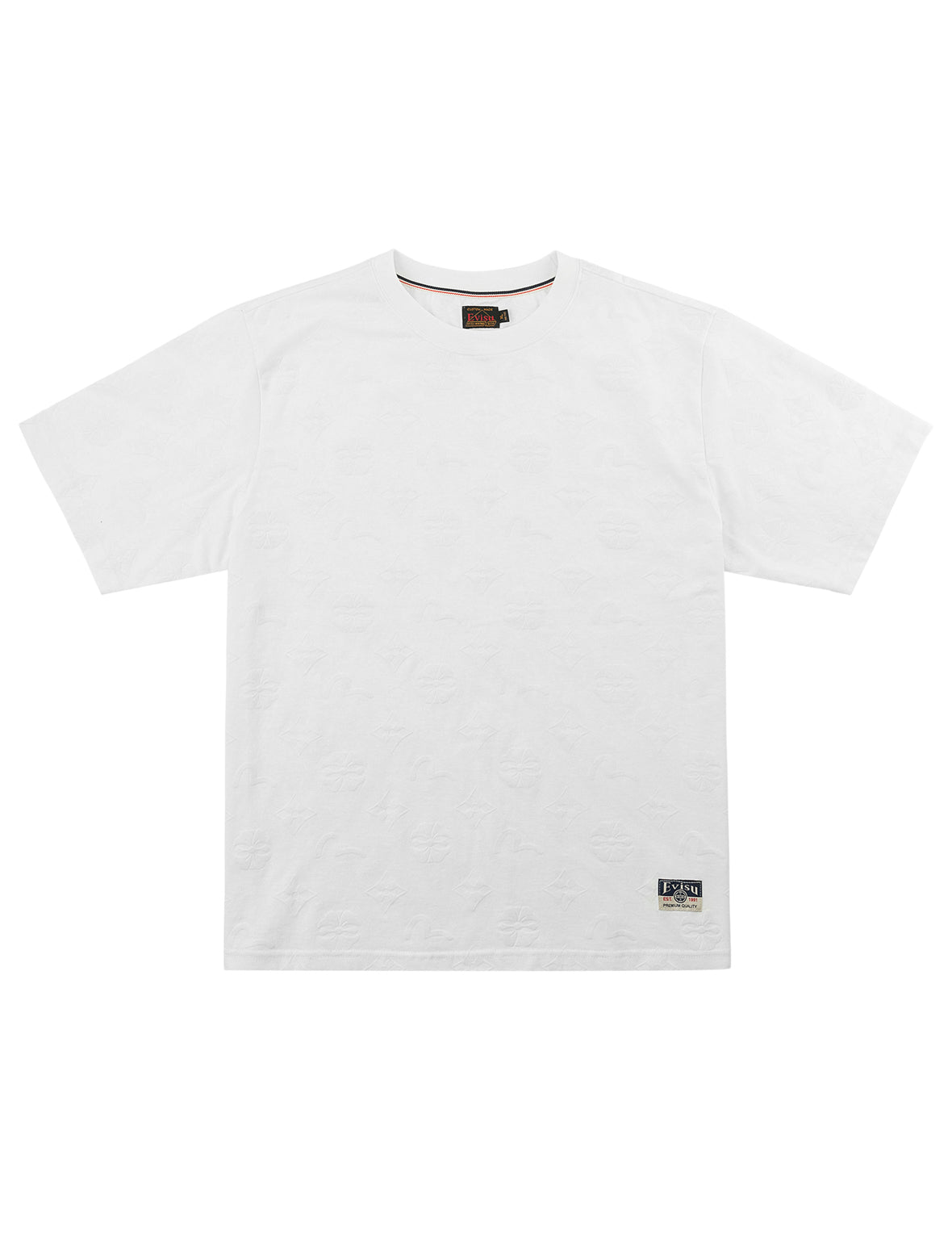 Allover Flocking Kamon & Seagull T-shirt