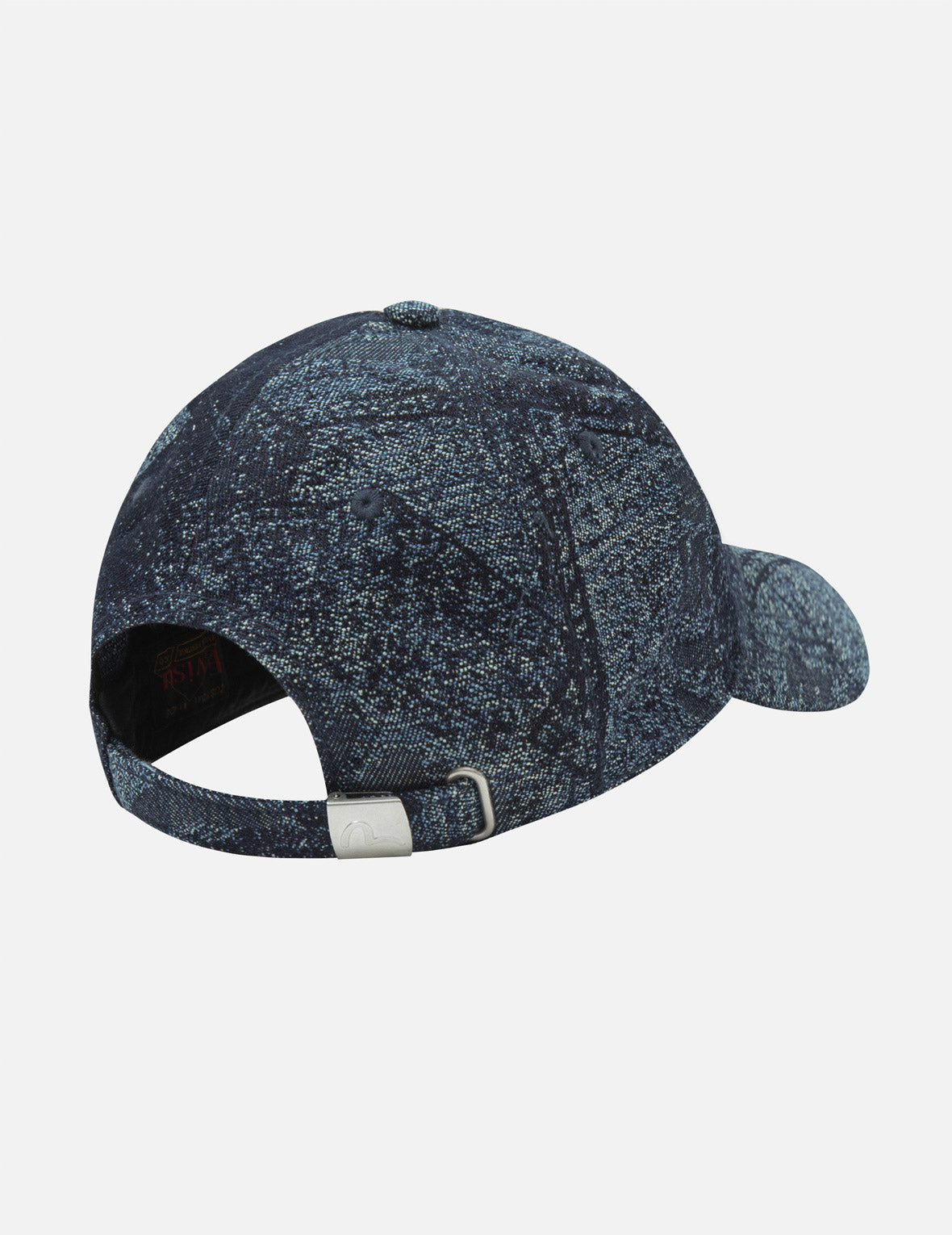 Seagull Embroidery Jacquard Denim Cap
