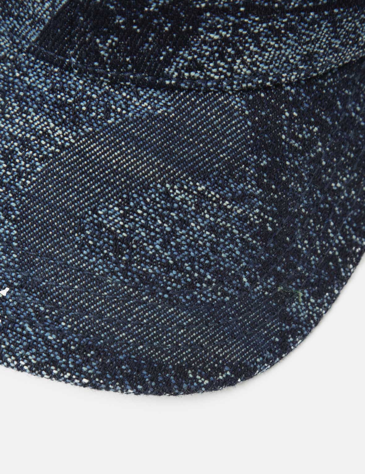 Seagull Embroidery Jacquard Denim Cap