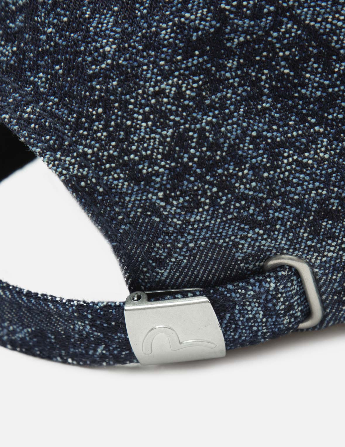 Seagull Embroidery Jacquard Denim Cap