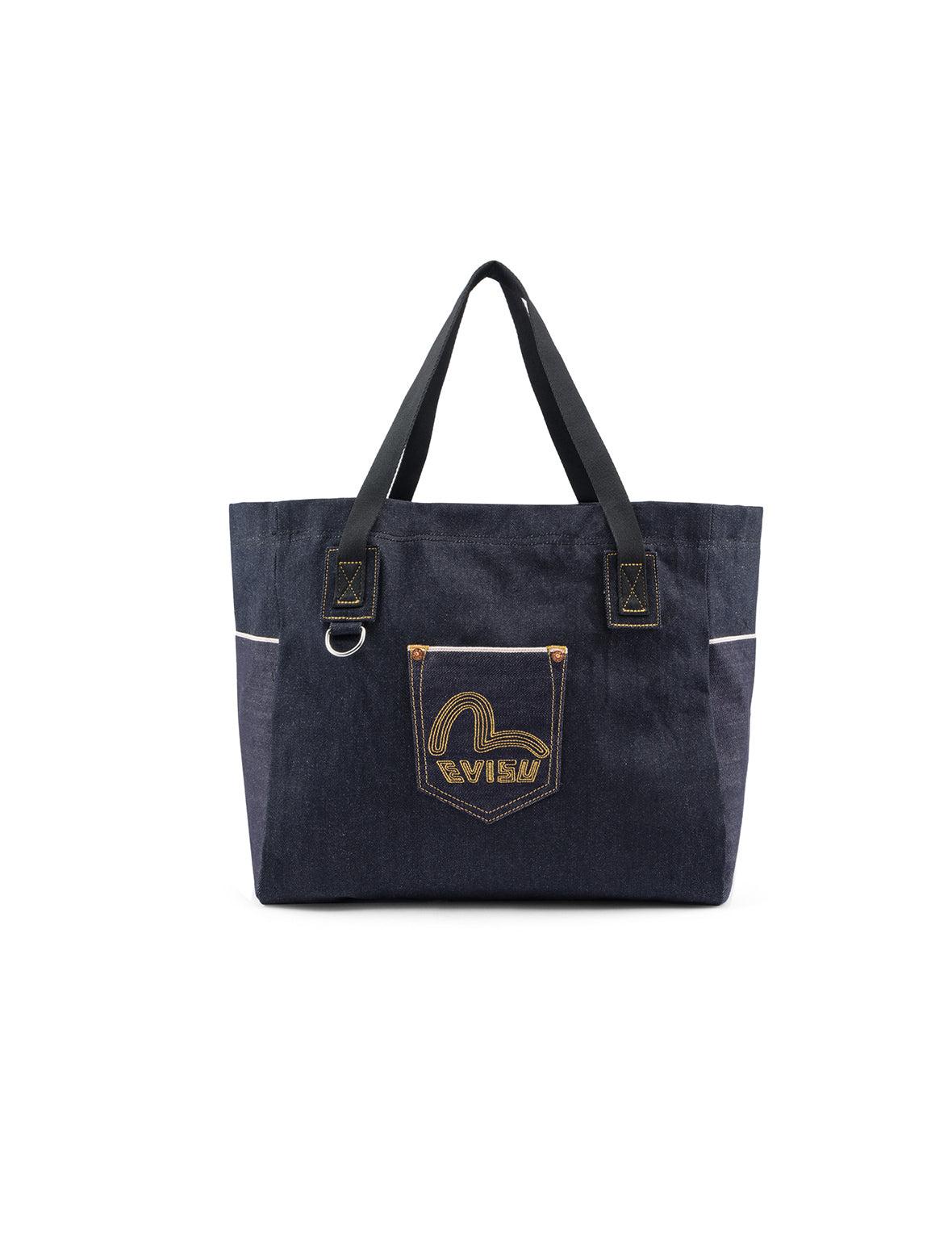 Seagull Embroidery Denim Tote Bag – EVISU