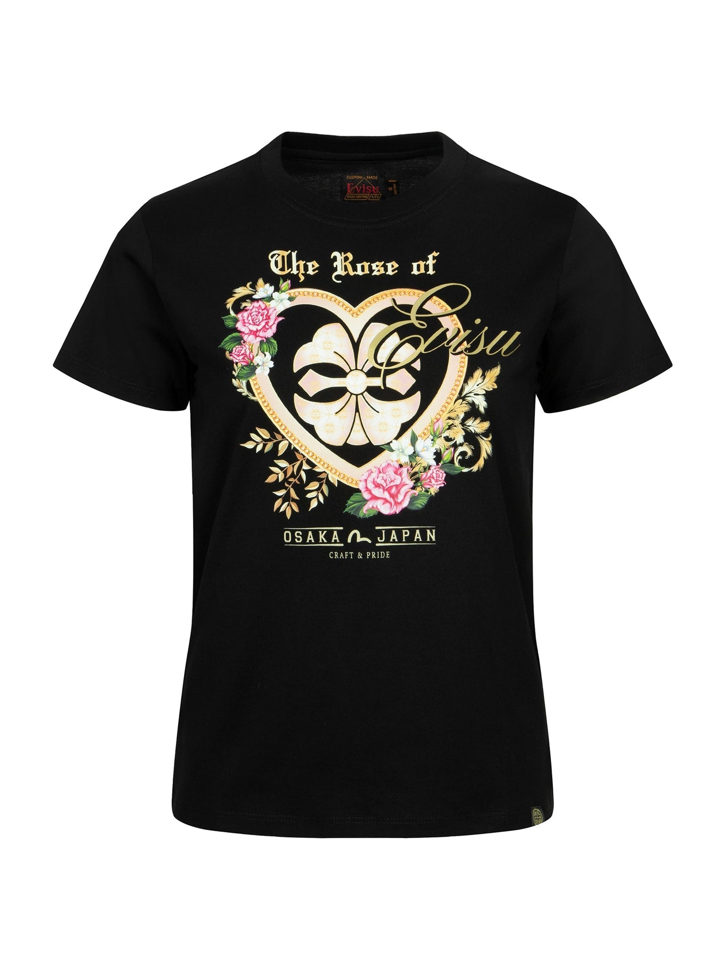The Rose of EVISU Print Regular Fit T-shirt