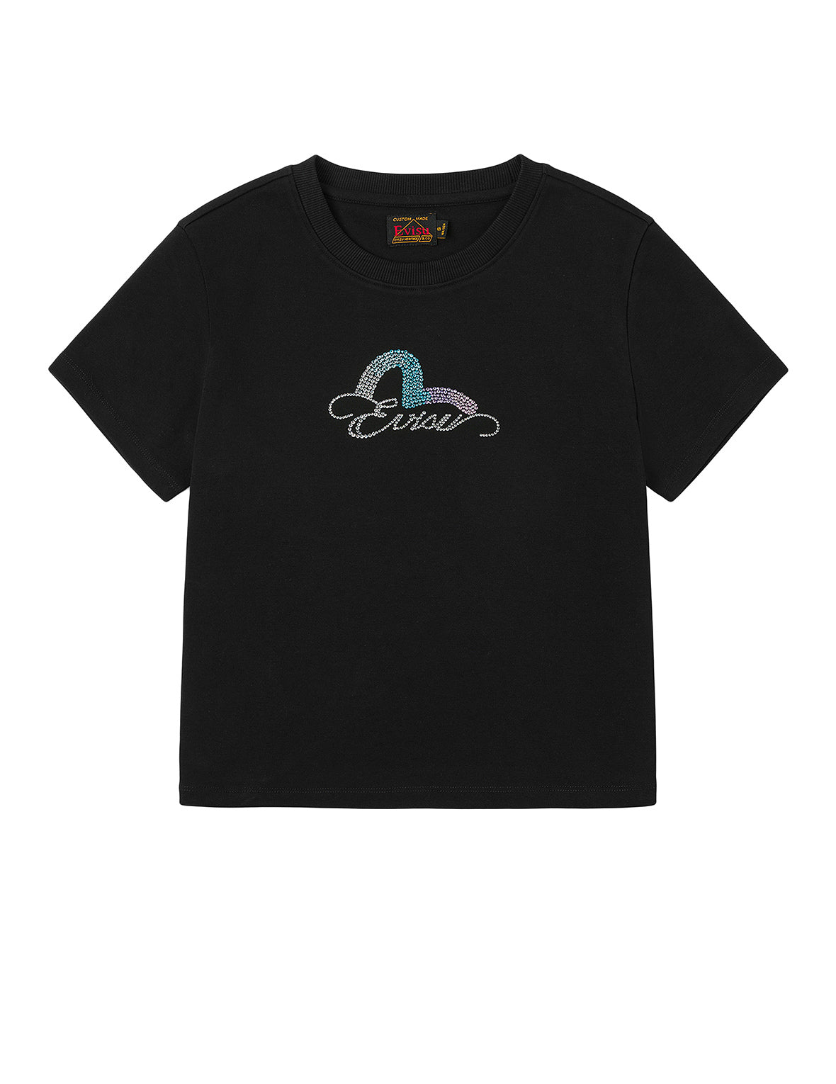 EVISU and Seagull Rhinestone Slim Fit T-shirt