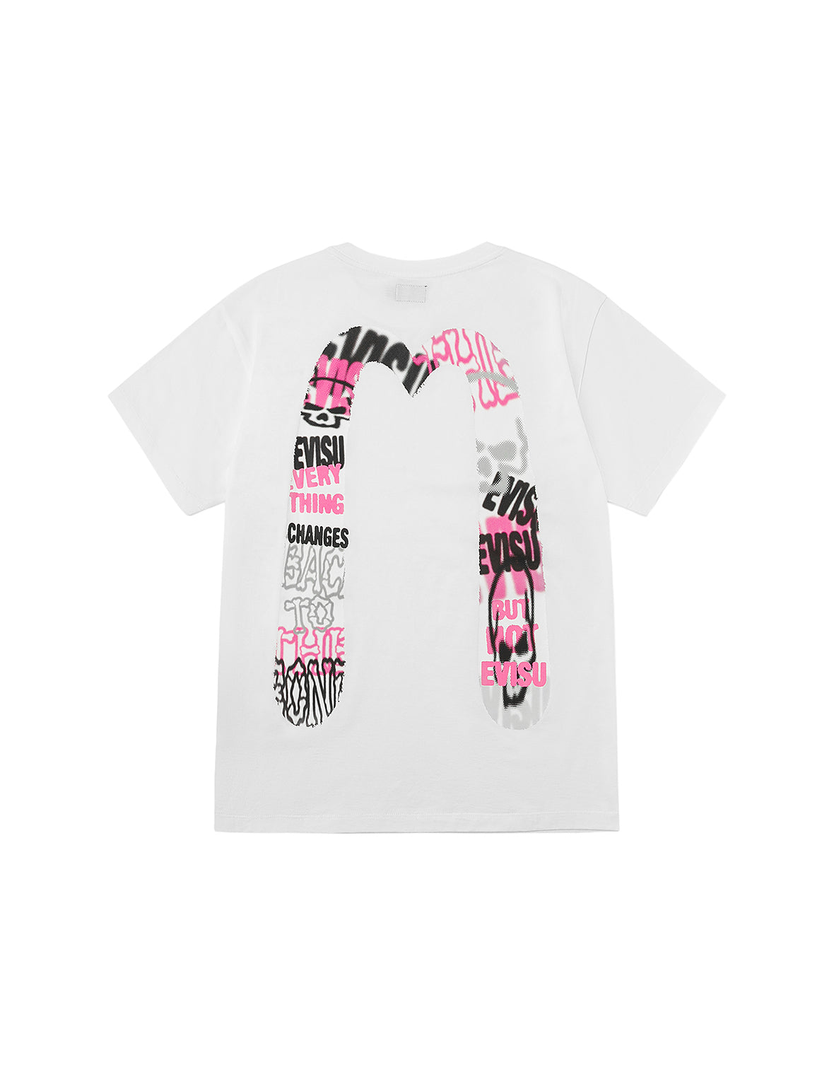 Logo and Graffiti Daicock Print Boyfriend T-Shirt – EVISU