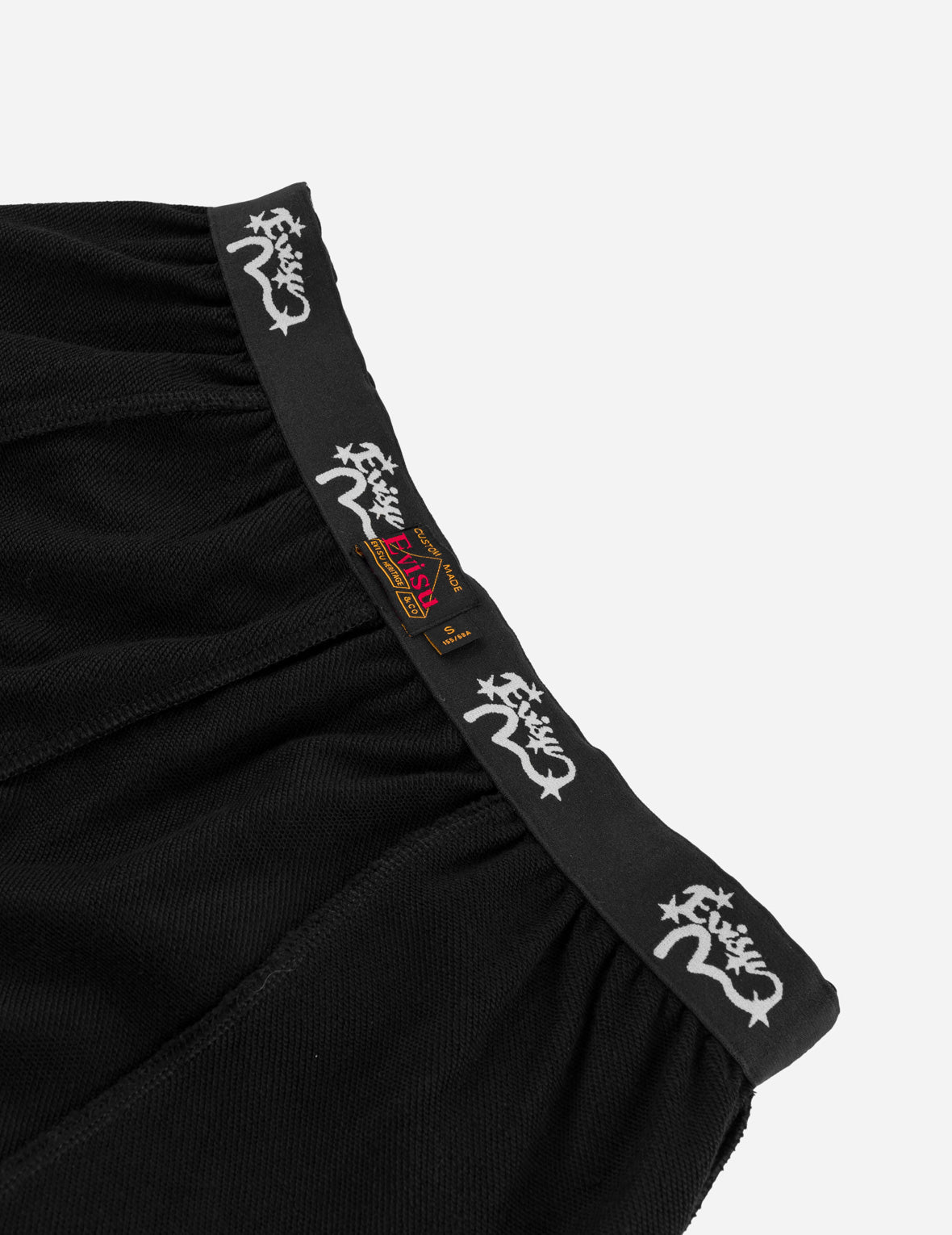 Gothic EVISU Logo Embroidered Straight Fit Sweatpants
