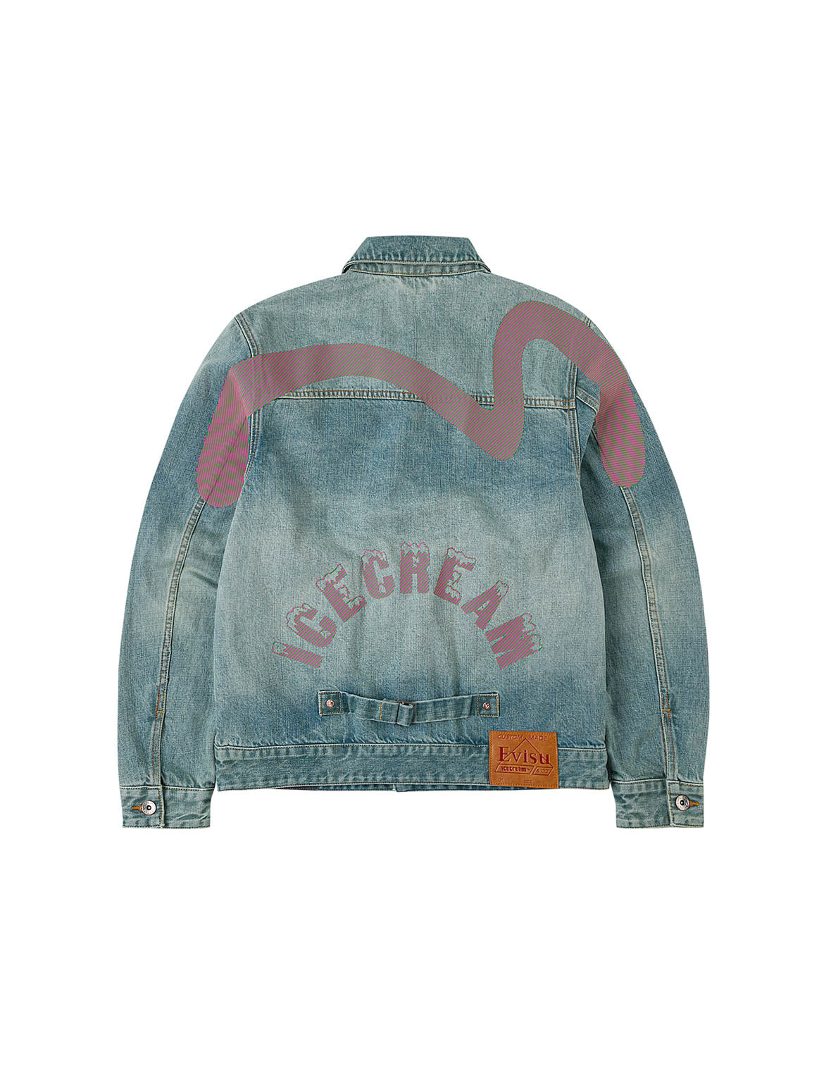 【EXCLUSIVE】EVISU X ICECREAM Seagull Denim Jacket