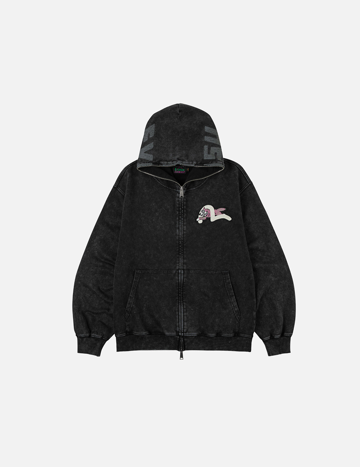 EVISU X ICECREAM Seagull Zip-Up Hoodie