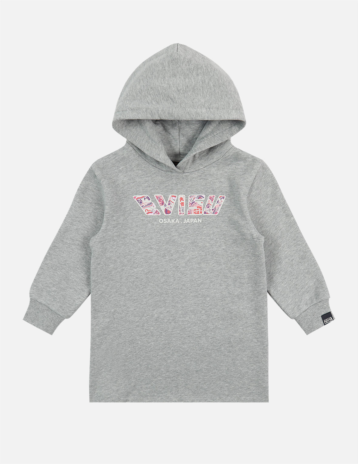 Brushstroke Daicock Print Hooded Tunic