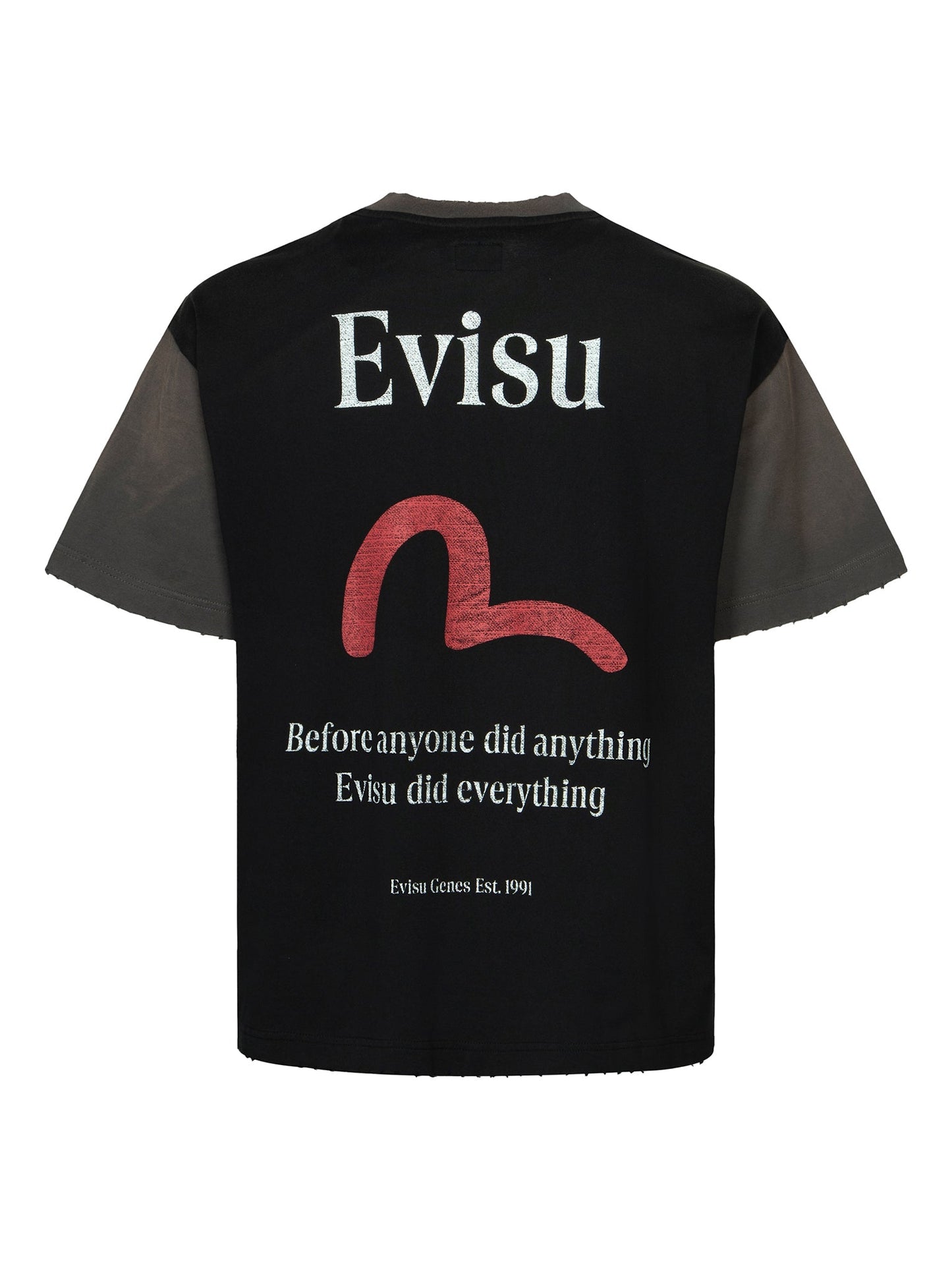 Seagull and Logo Print Boxy T-shirt