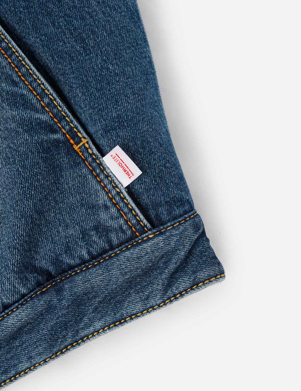 EVISU X MOOSE KNUCKLES Ukiyo-e Wave Denim Jacket