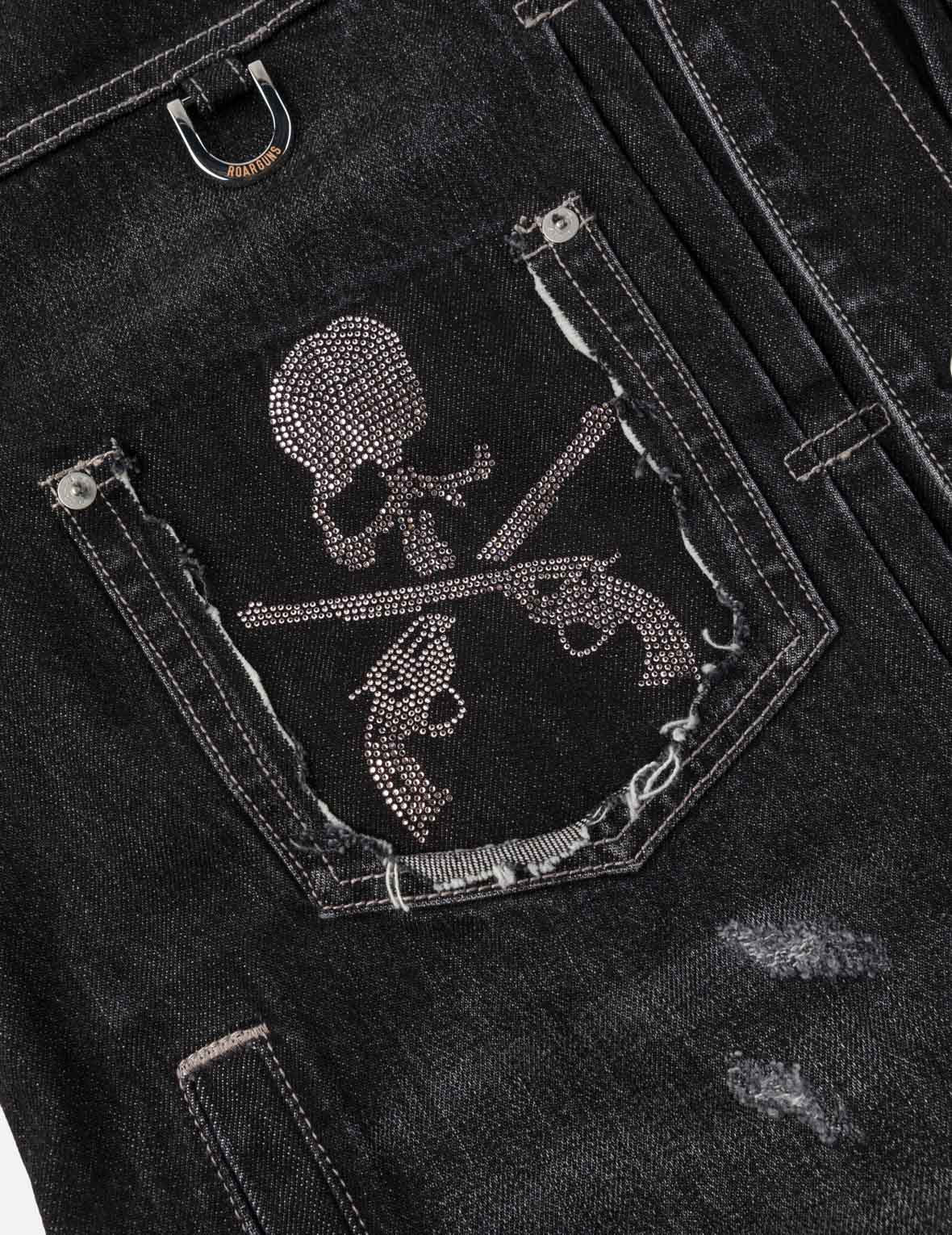 EVISU x mastermind JAPAN x roarguns 水洗多口袋Type II牛仔夹克