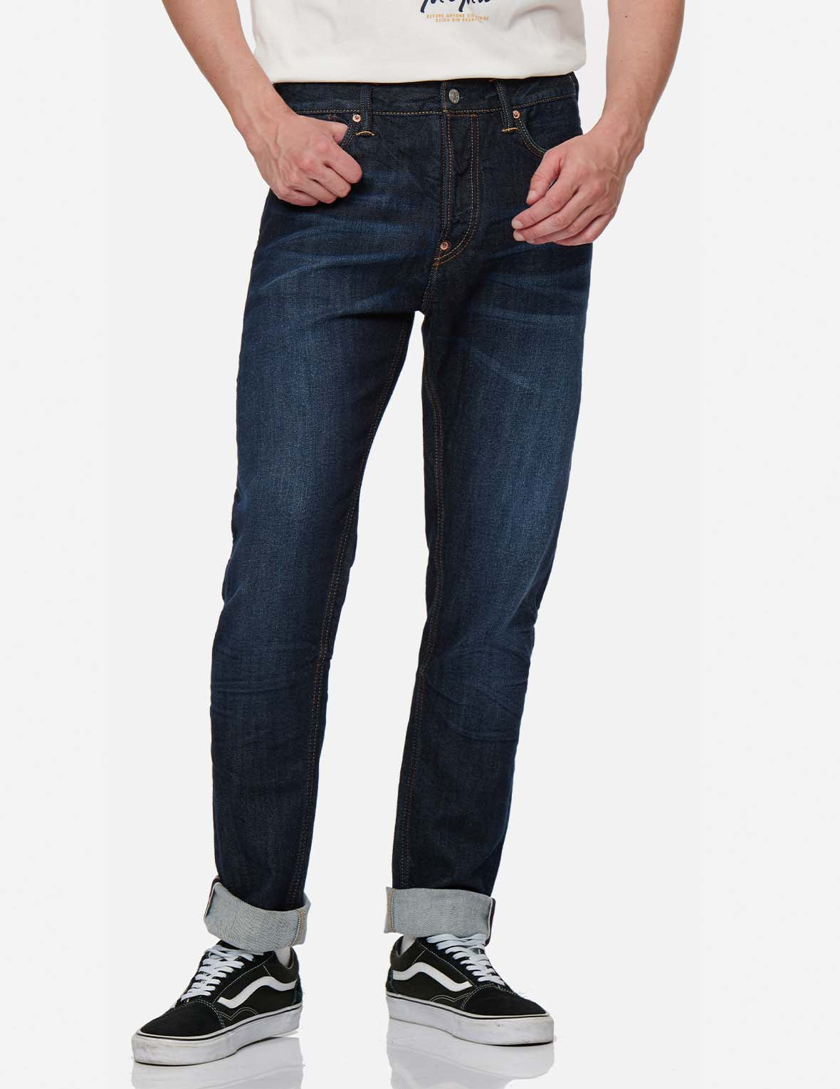 Seagull Pocket Taper Fit Jeans #2017