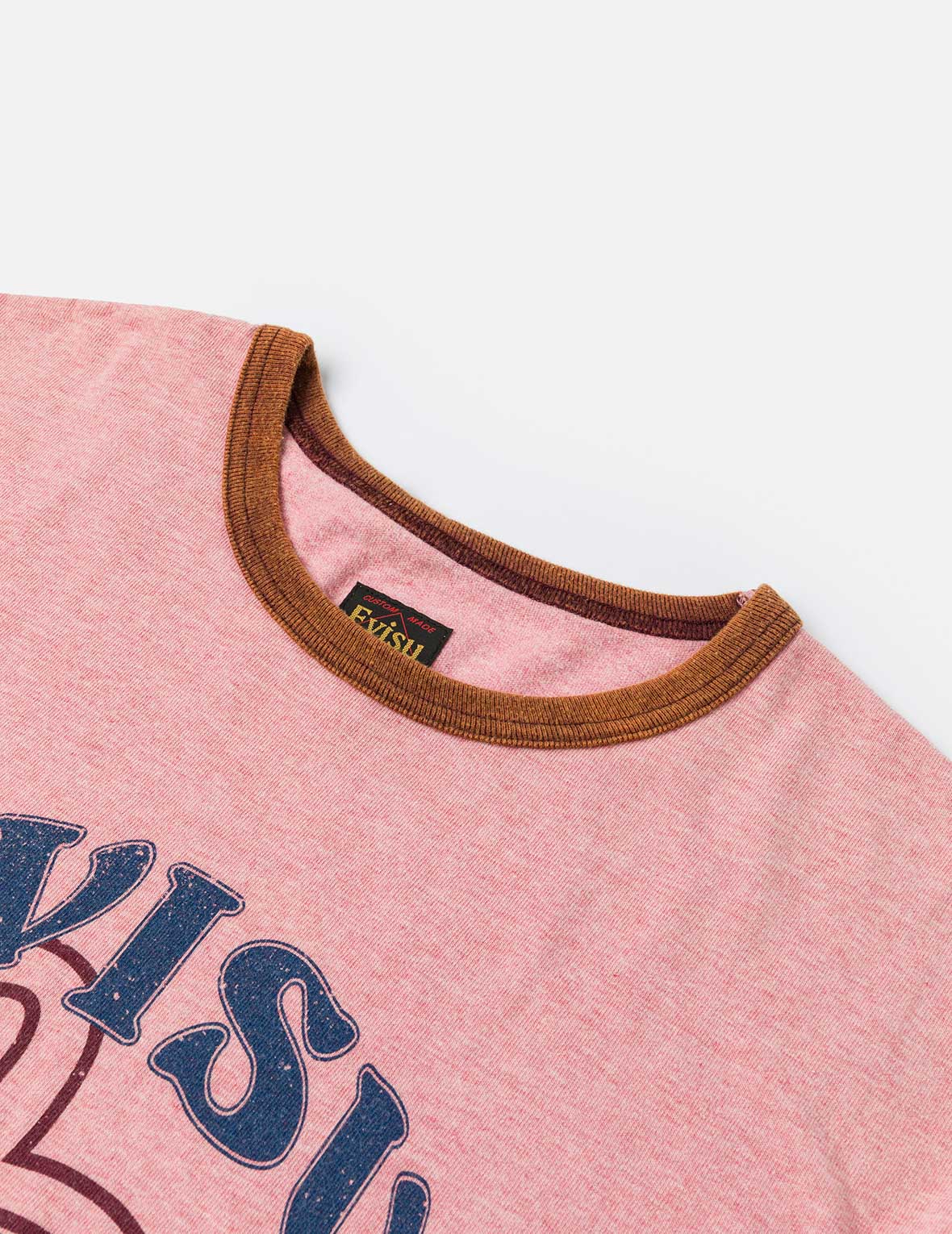 洗水海鸥和商标印花常规版型T恤