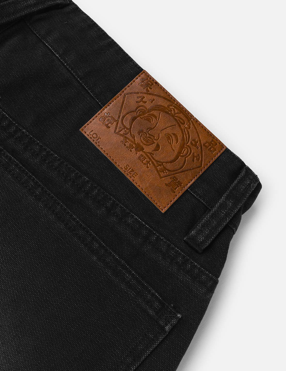 Heavy Washed And Distressed Daicock Jeans