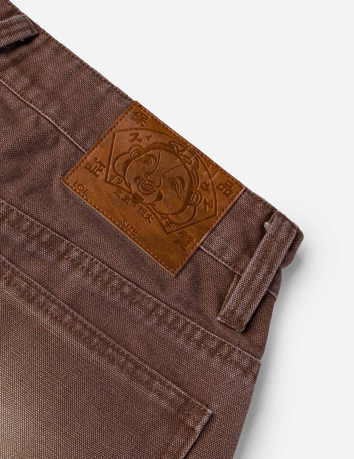 Heavy Washed And Distressed Daicock Jeans