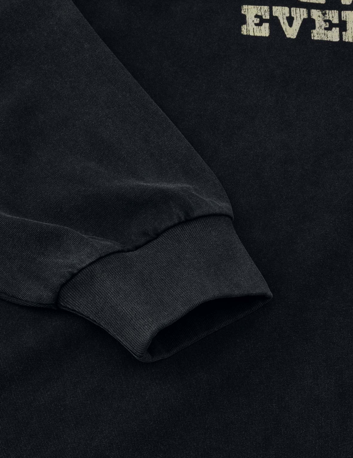 Reversed Seagull Slogan Long-sleeve T-shirt