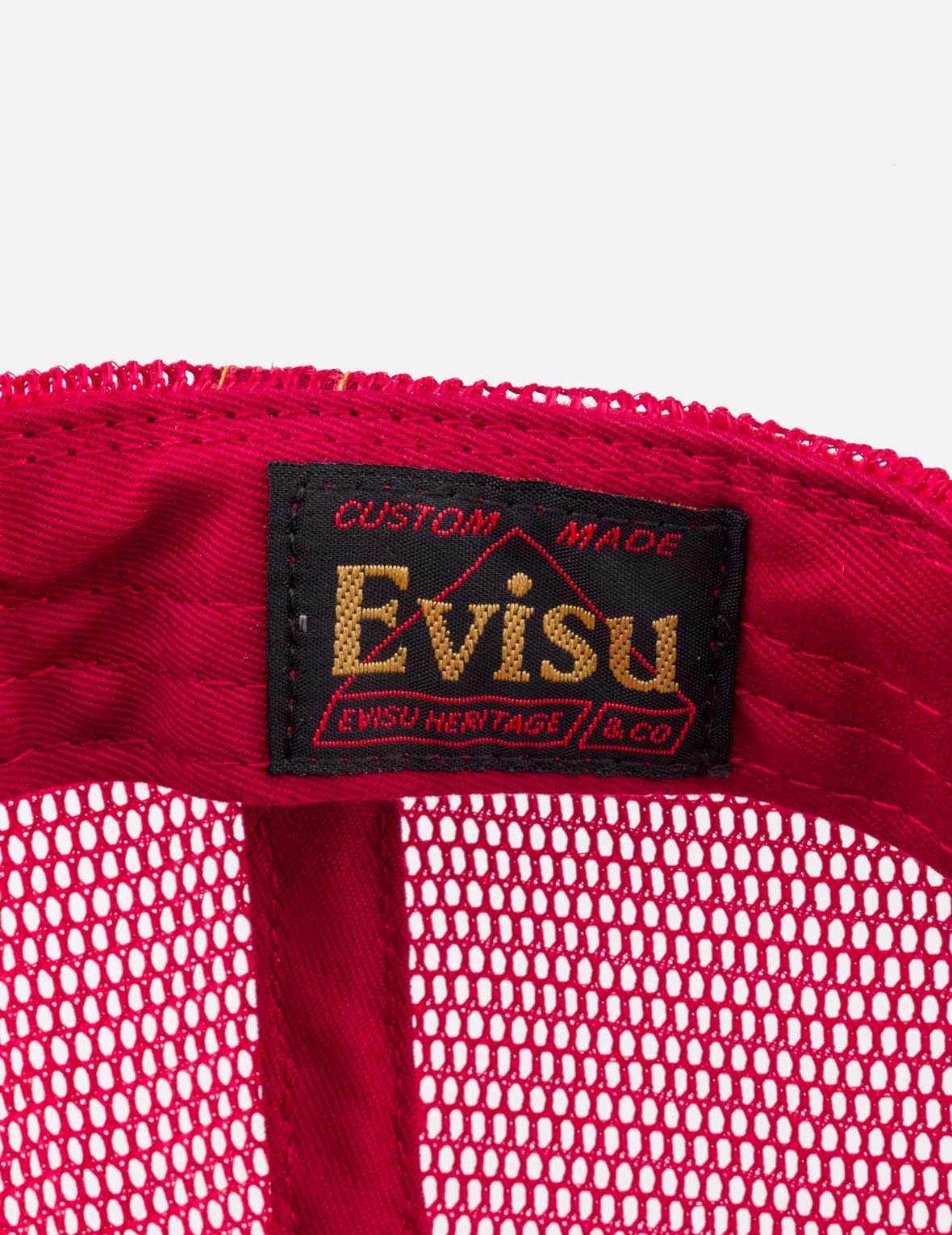 EVISU复古铆钉卡车帽