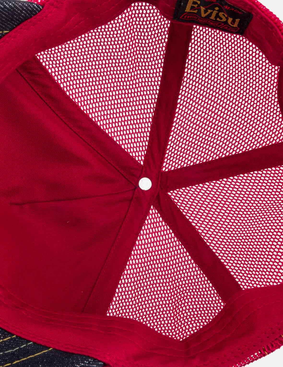 EVISU复古铆钉卡车帽