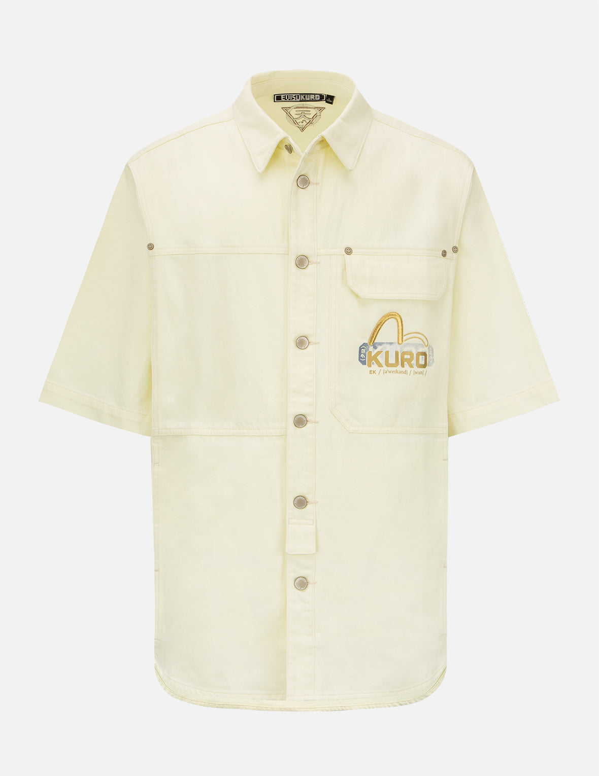 Multi-Language Logo Embroidery Shirt Jacket