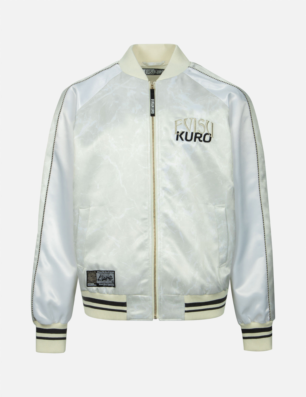 立体手扫笔触刺绣常规版型横须贺外套