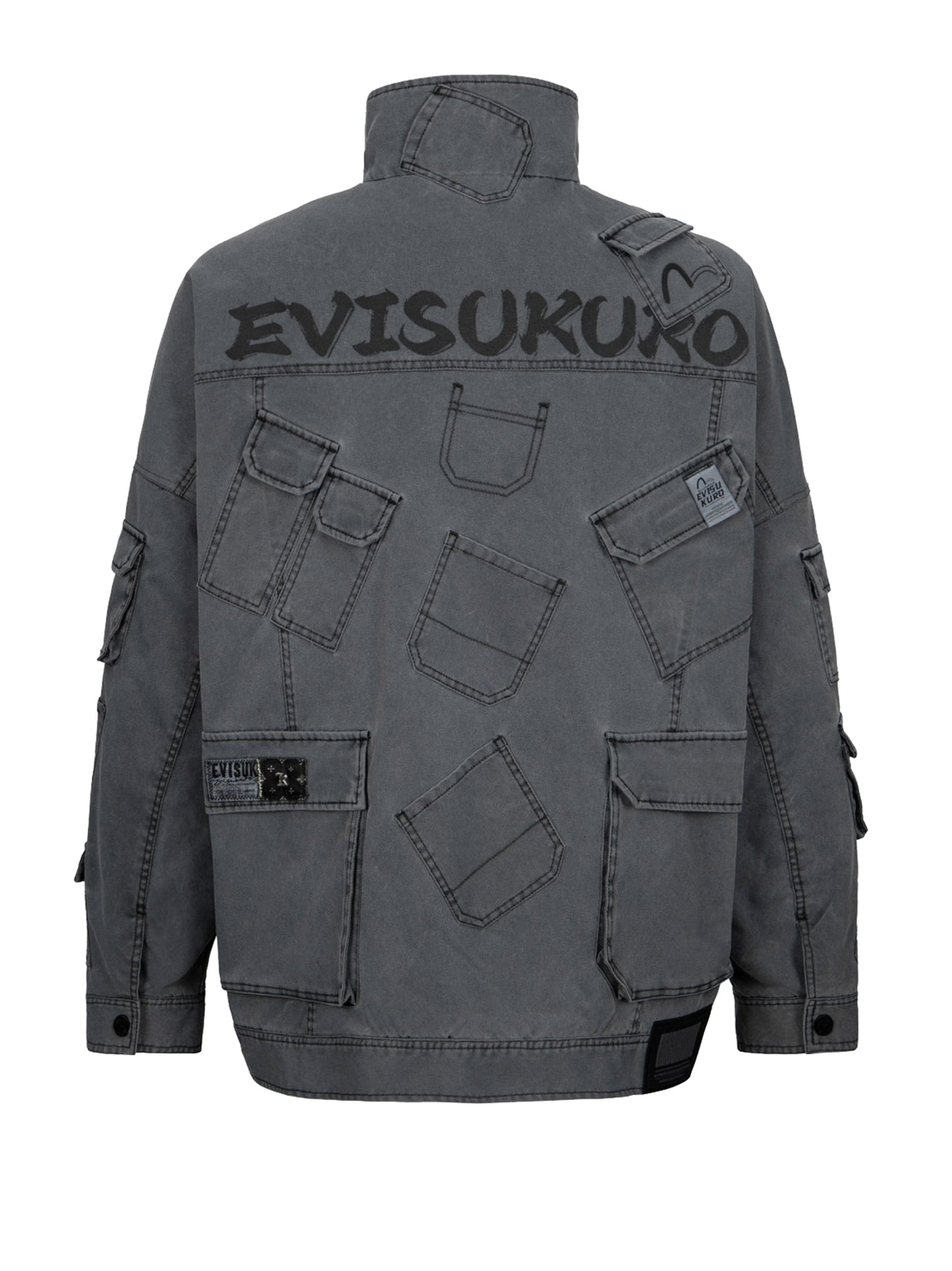 Multi Pocket Oversized Cargo Jacket