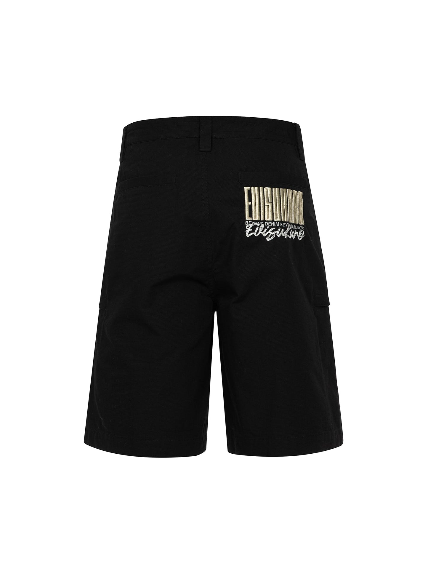 Logo Embroidery Relax Fit Shorts