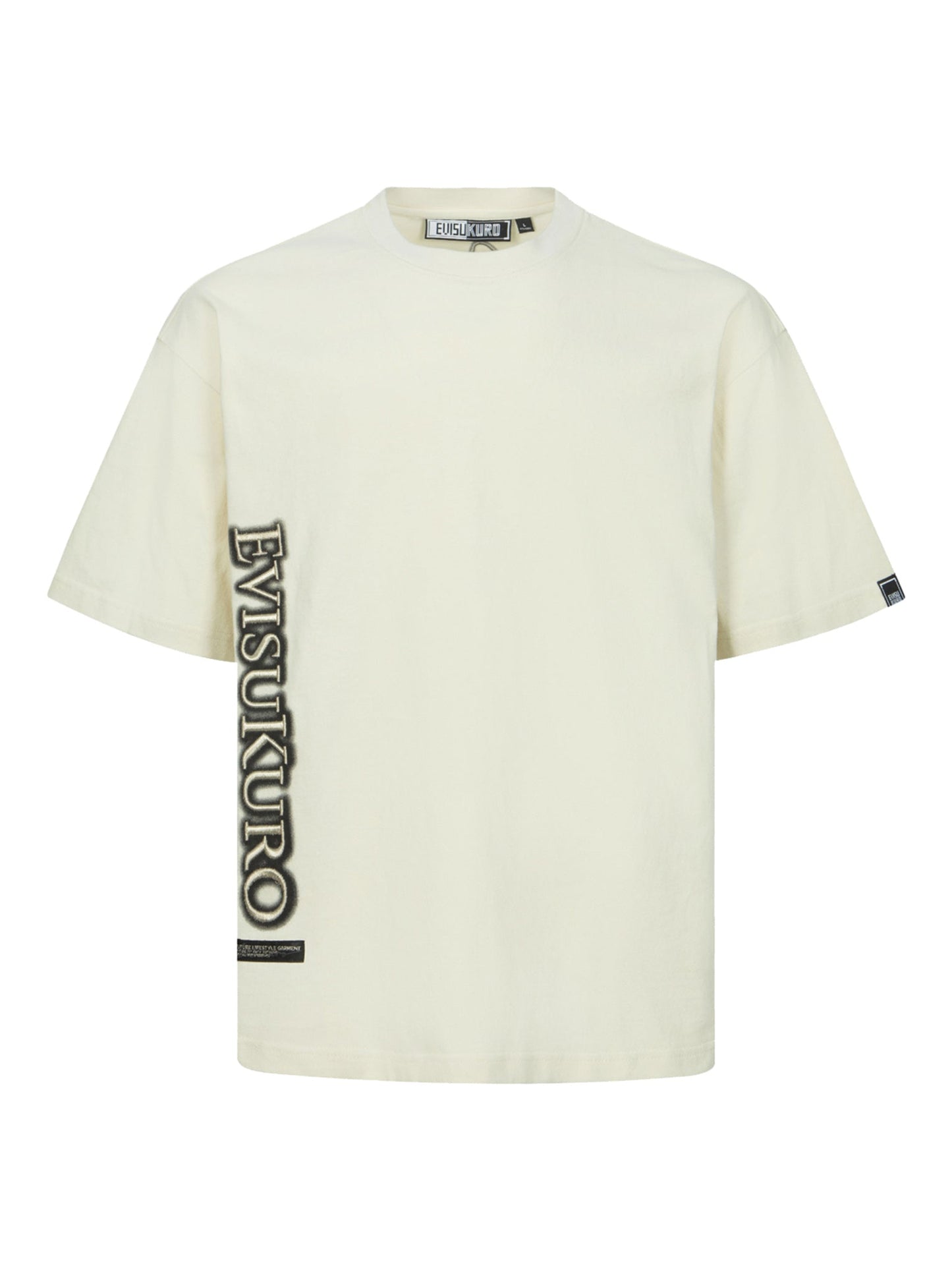 Spray Dyed Scatter E_x001F_ffect Brand Logo Loose Fit T-shirt