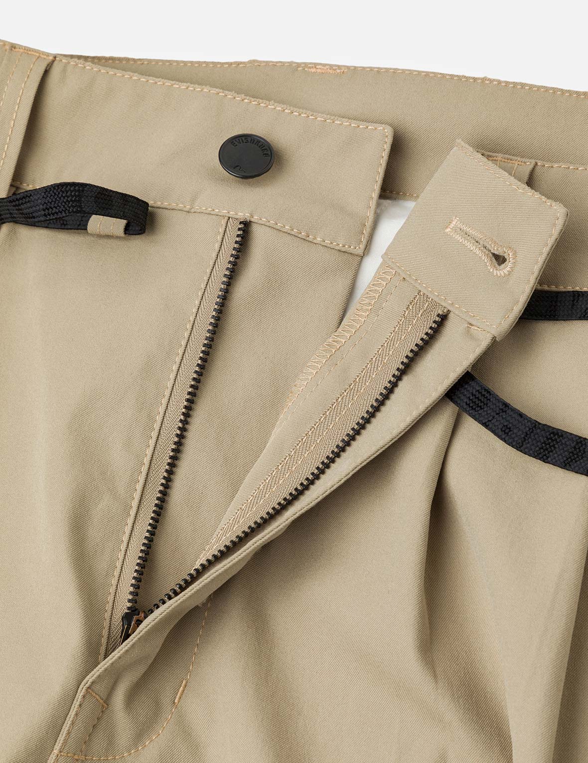 Logo Embroidery Relax Fit Chino Pants