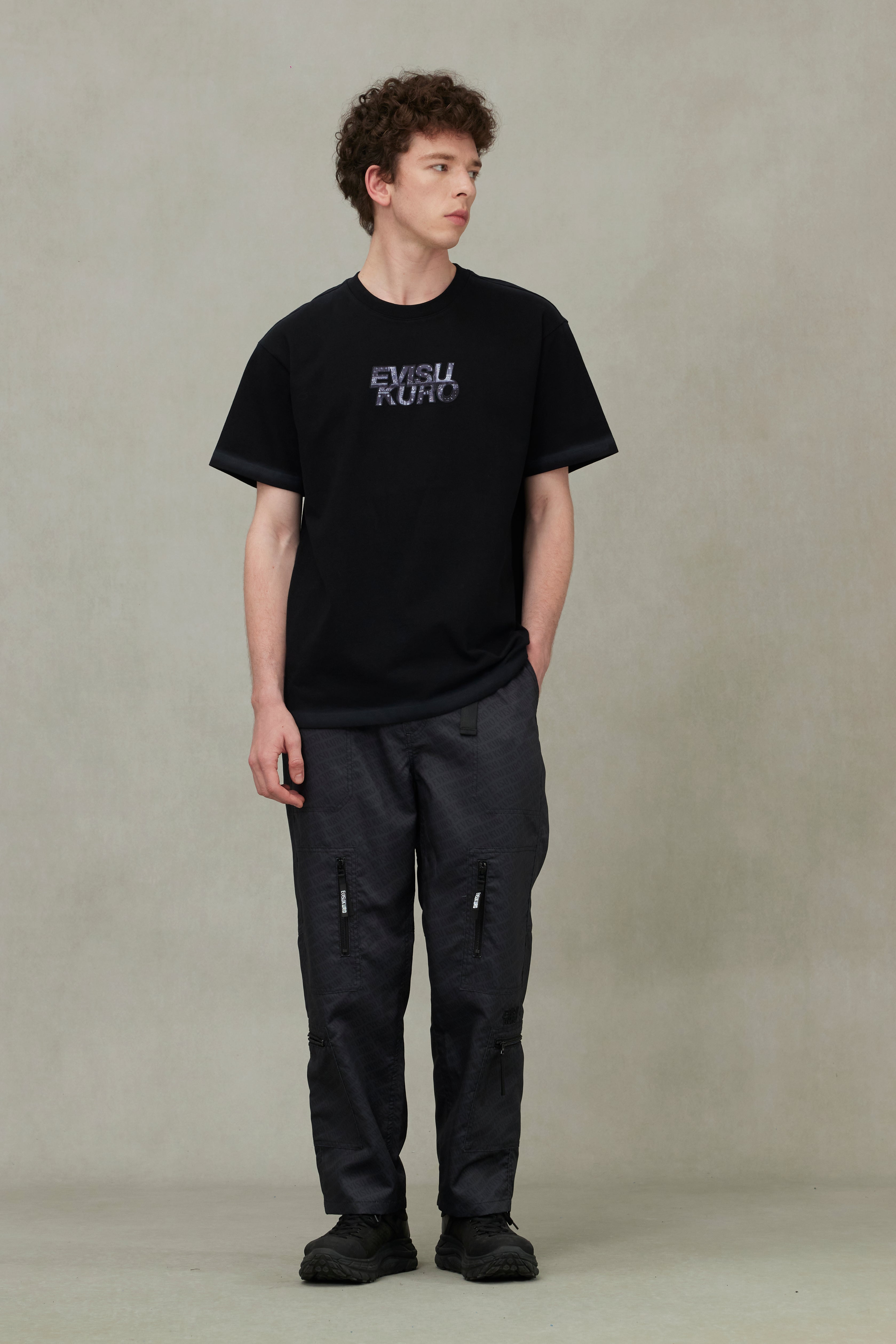 Japanese Appliqué Logo Embroidery Regular Fit T-shirt
