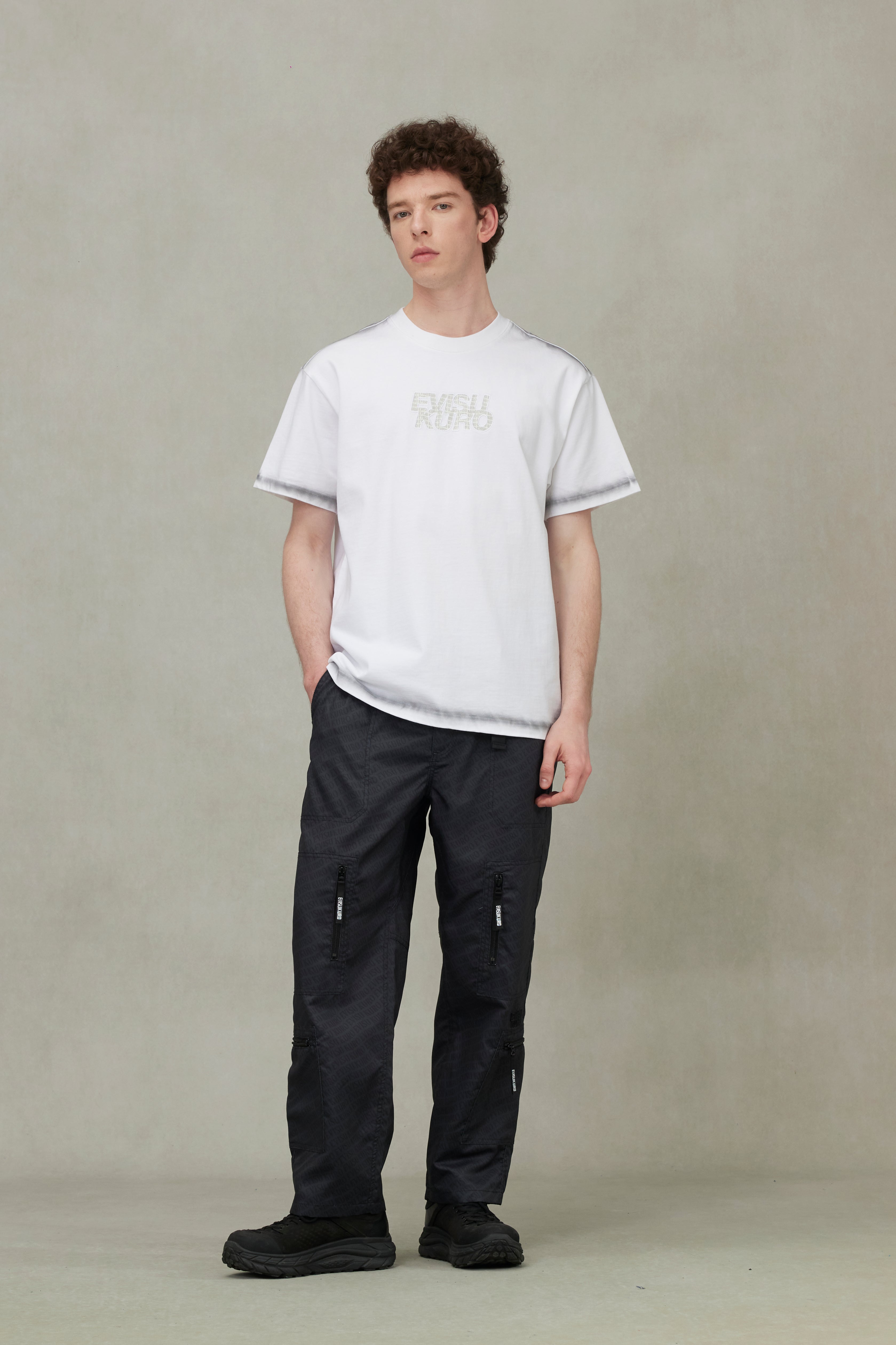 Japanese Appliqué Logo Embroidery Regular Fit T-shirt