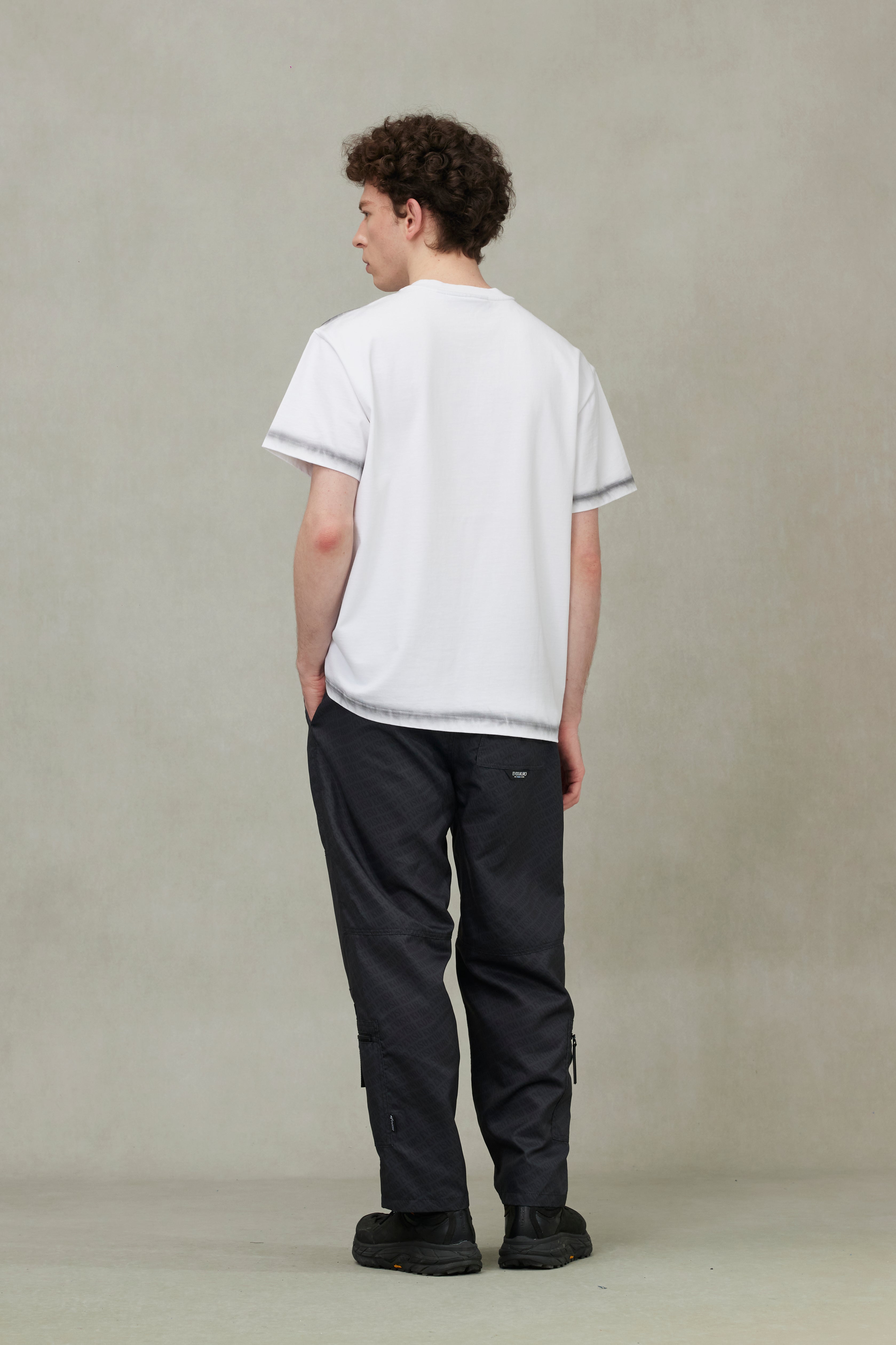 Japanese Appliqué Logo Embroidery Regular Fit T-shirt