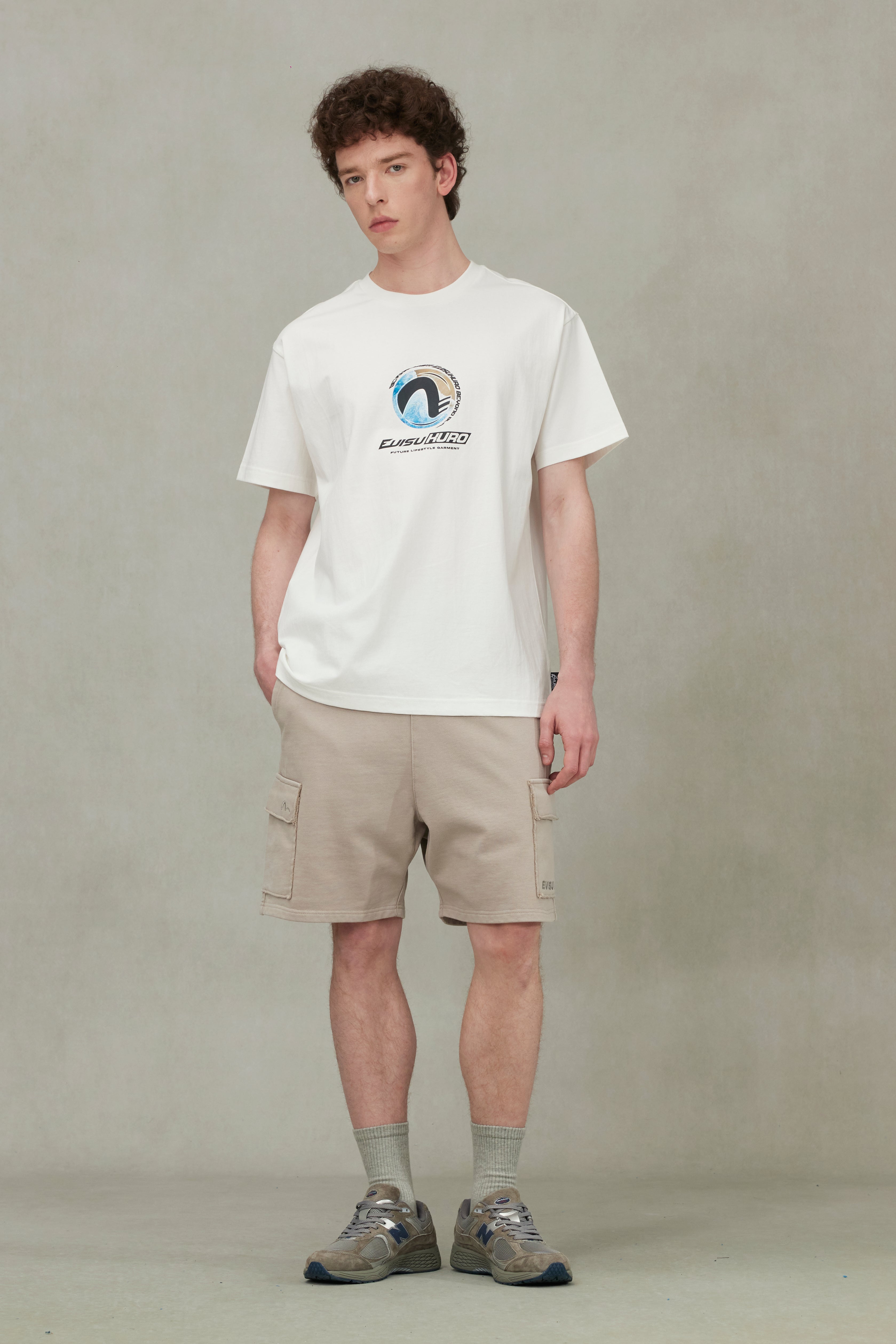 EVISUKURO Motifs Print Regular Fit T-shirt