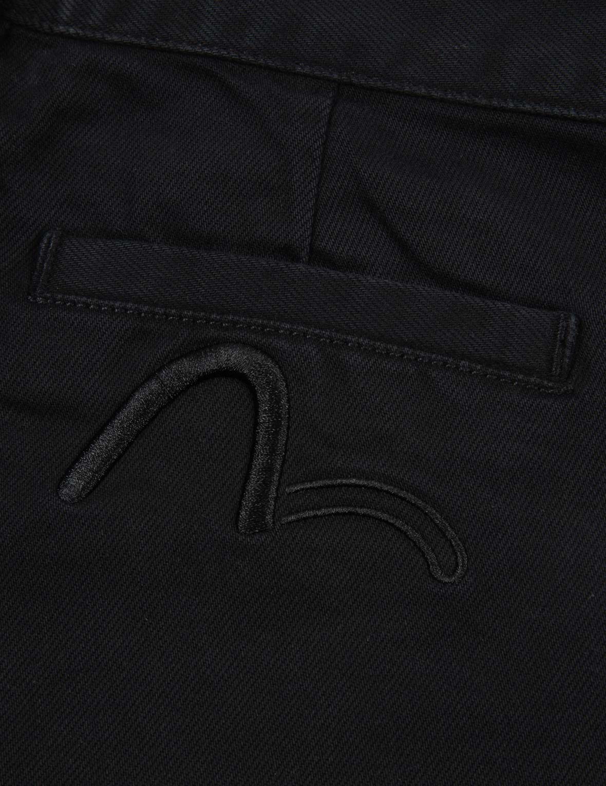 Seagull Embroidery Denim Skort
