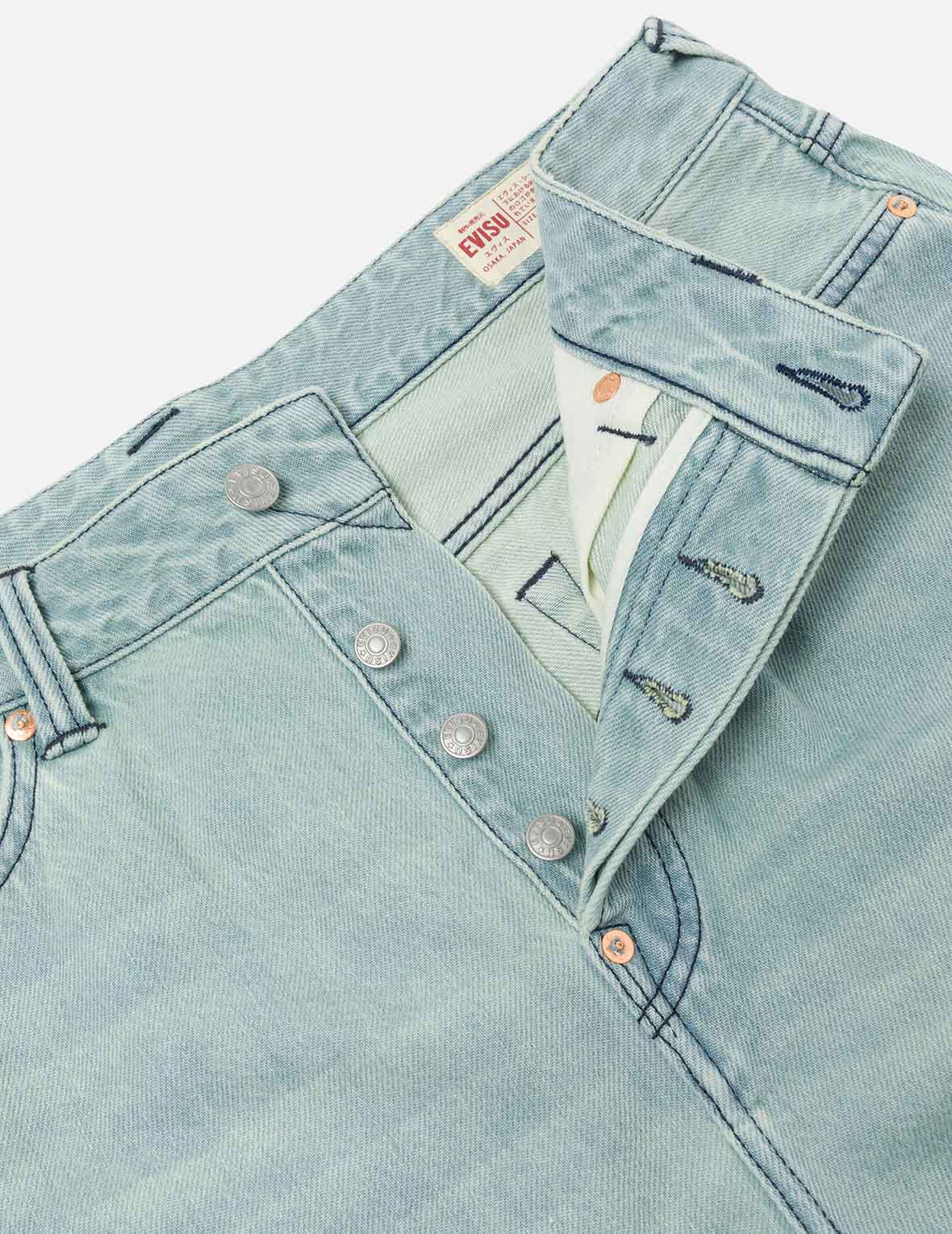 Daicock Print Oversized Denim Shorts