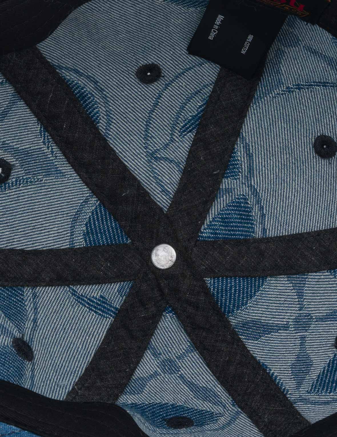 满地家花提花牛仔棒球帽