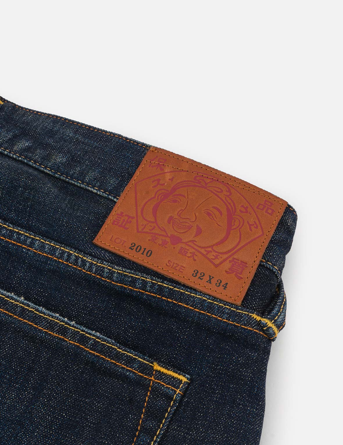 Multi-pocket Dark-toned Washed Slim Fit Jeans #2010