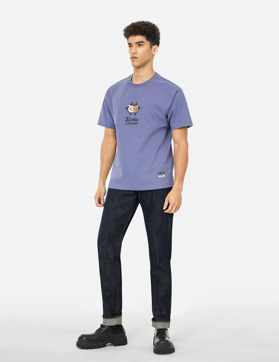 Hakutaku Daicock Embroidery Taper Fit Jeans #2017