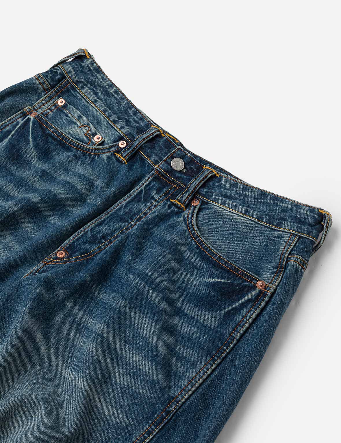 Kamon Jacquard Pockets 3D Fit Jeans