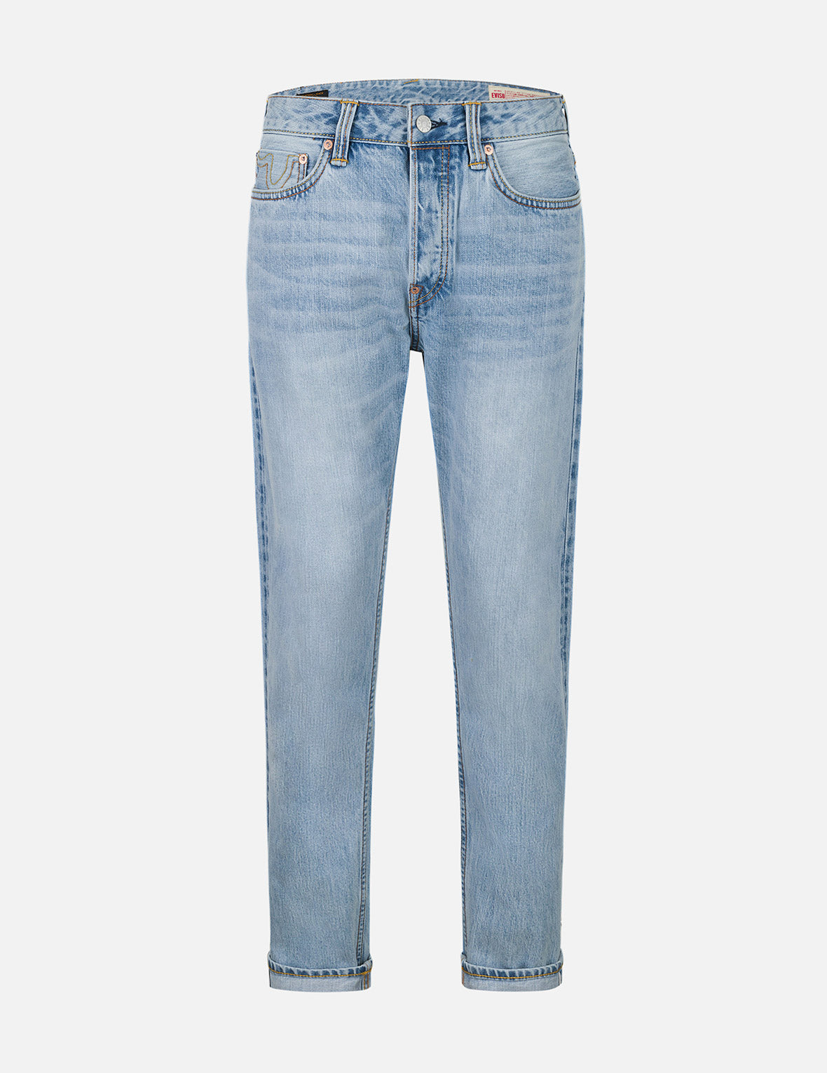 Graffiti-Style Daicock Print Taper Fit Jeans #2017