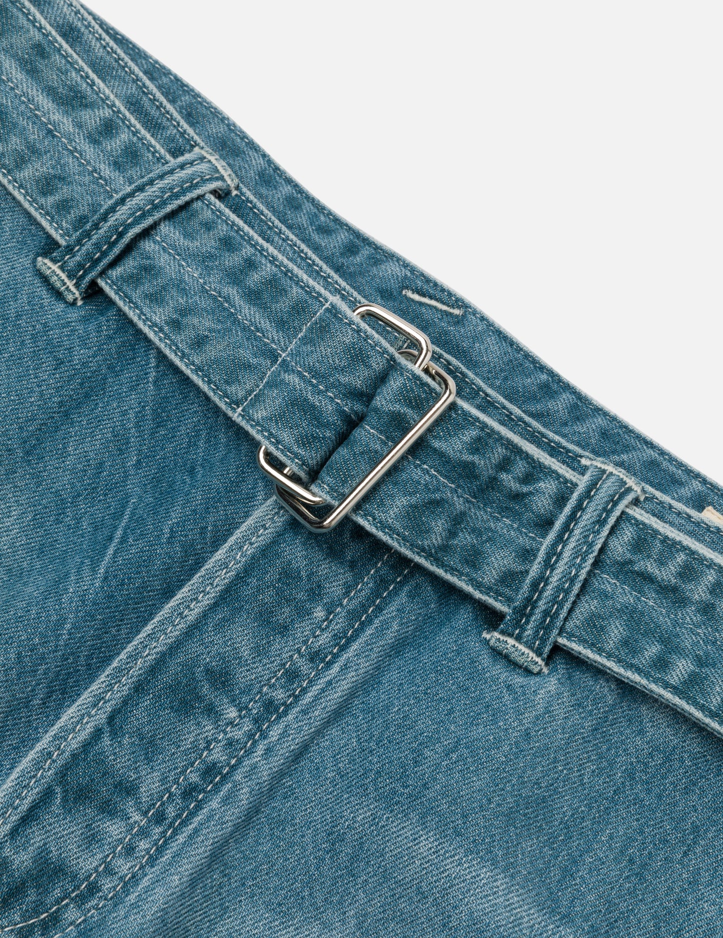 Playful Seagull Print Pocket Loose Fit Jeans #2038