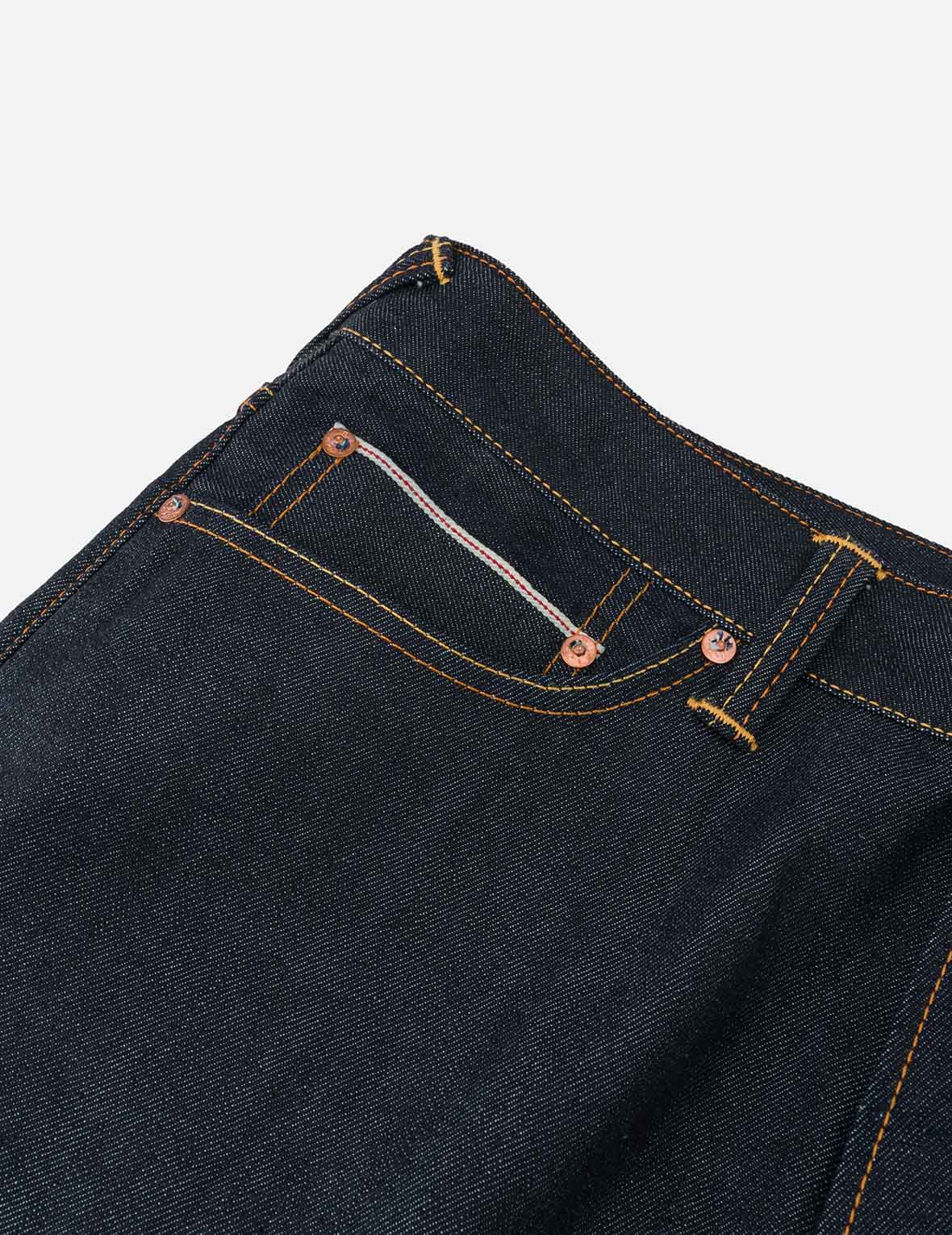 Bold Seagull Print Taper Fit Jeans #2017