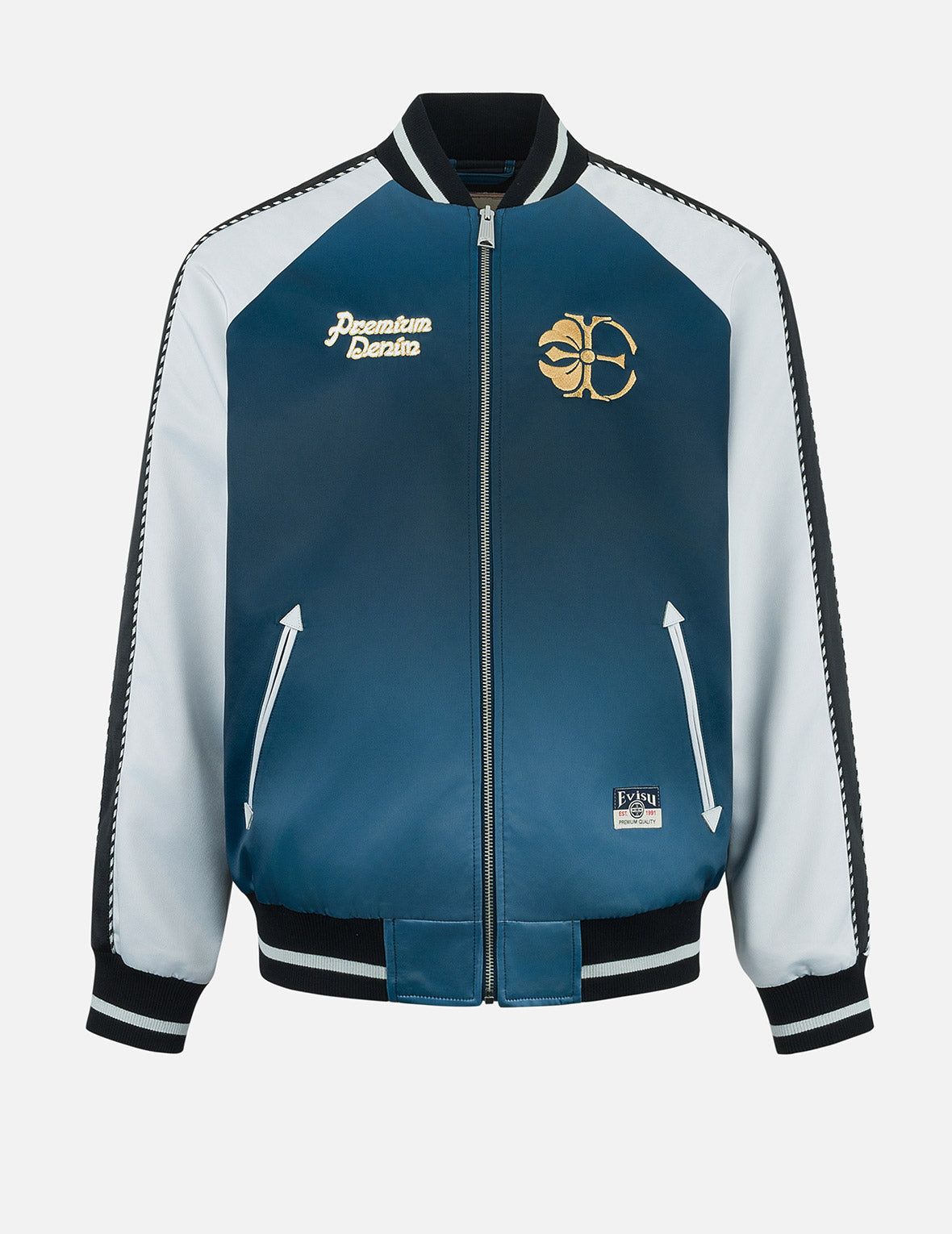 神兽白泽刺绣常规版型横须贺外套