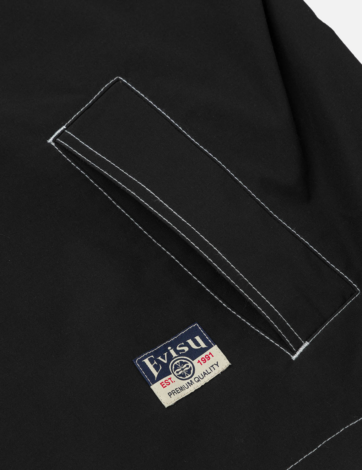 Daruma Print and Logo Appliqué Relax Fit Hooded Jacket