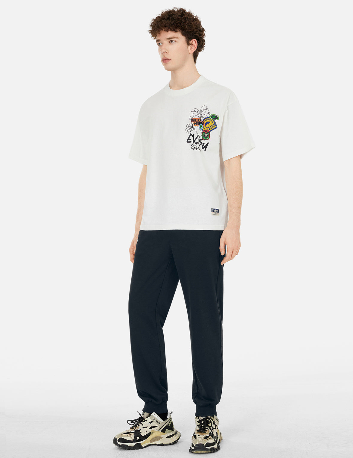 Poster Daicock Print Fashion Fit Sweatpants