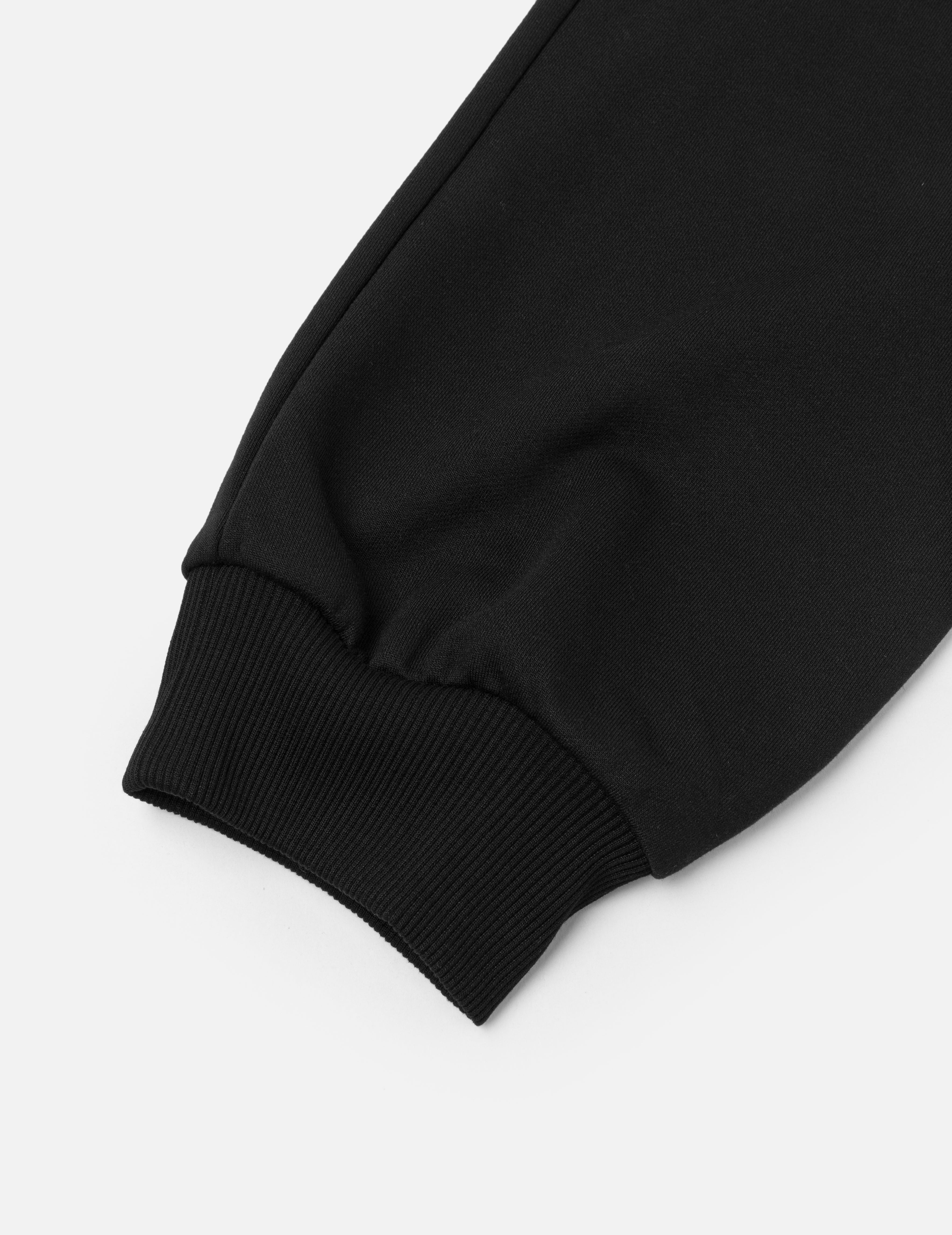 Panel Blocking with Colorful Logo Print Relax Fit Sweatpants