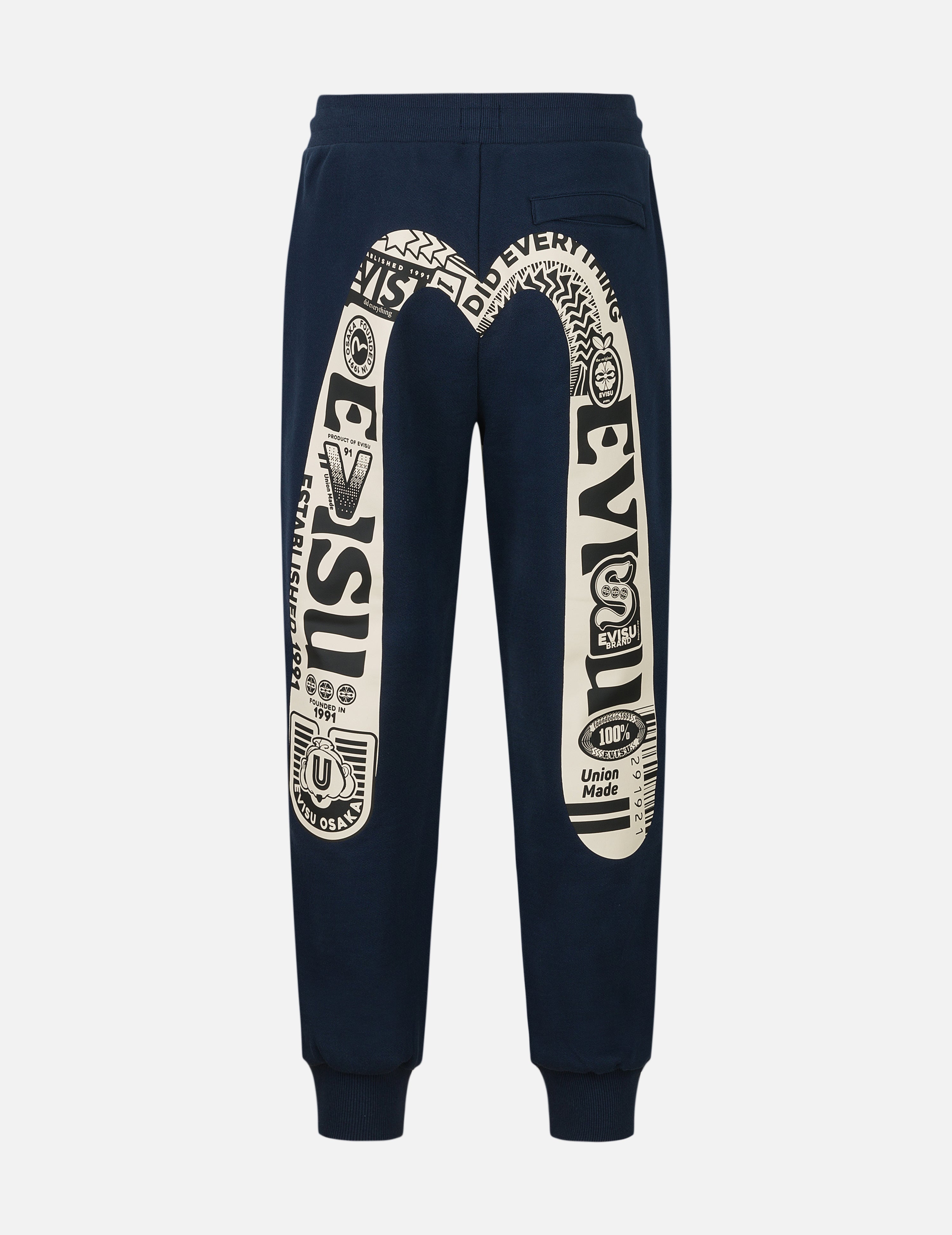 Logo and Daicock Print Relax Fit Sweatpants